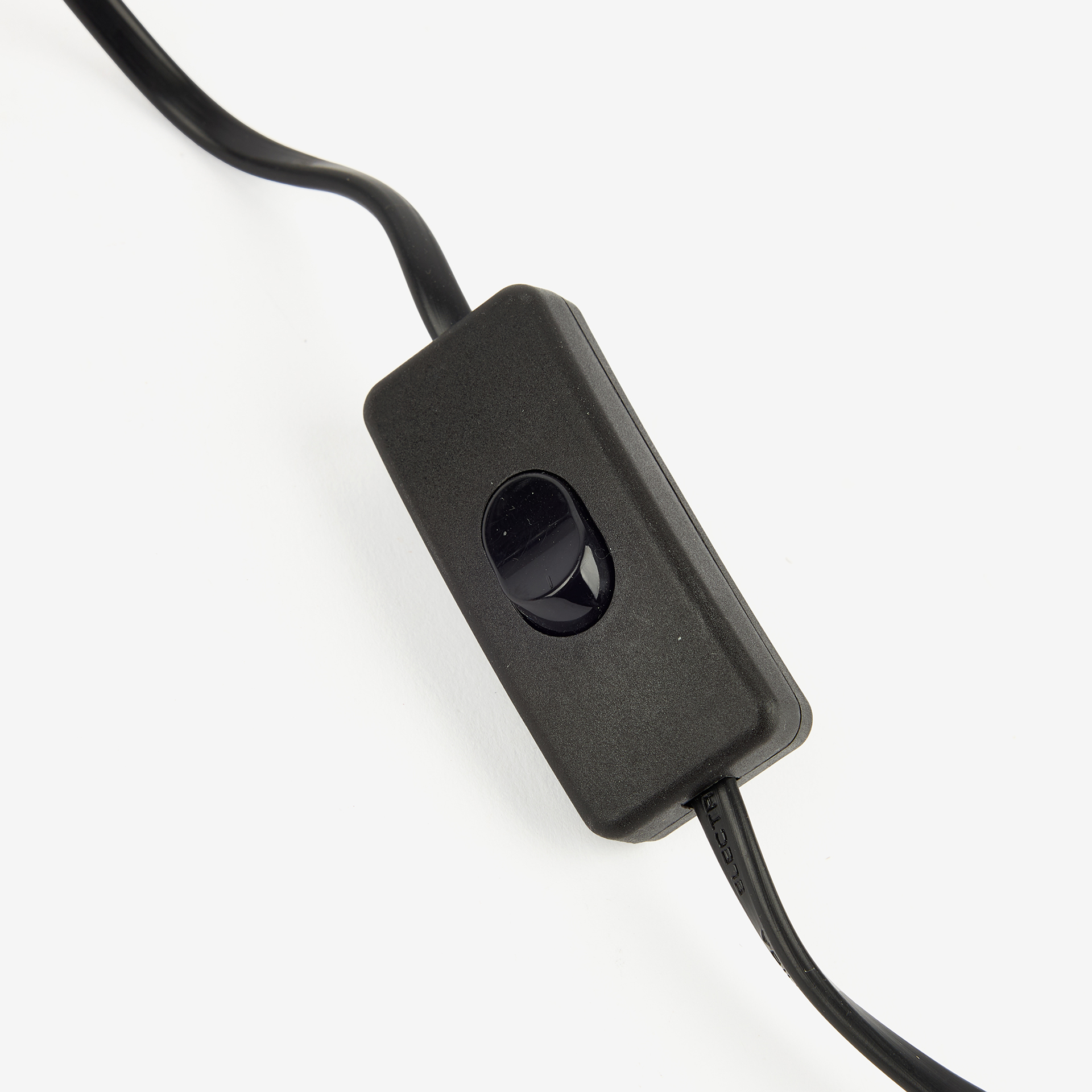 L&aacute;mpara de mesa negra de metal y madera Flexo &Oslash;14x36cm