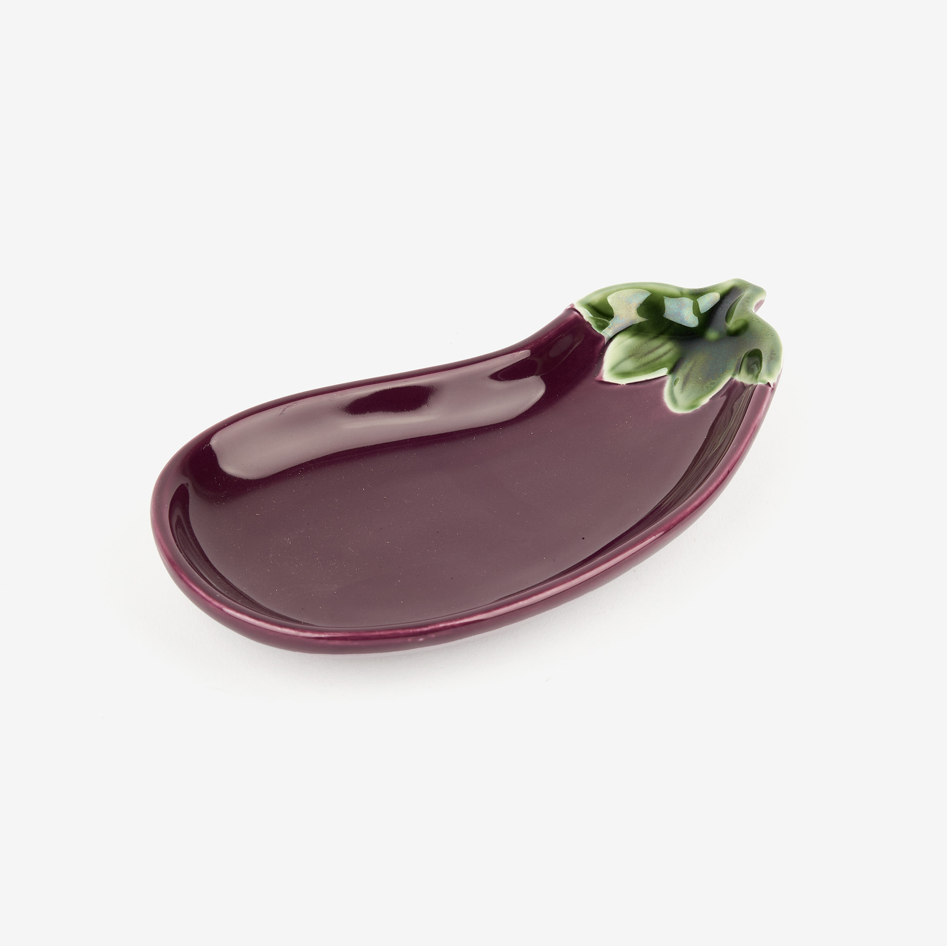Plato de cerámica Berenjena 19x10cm