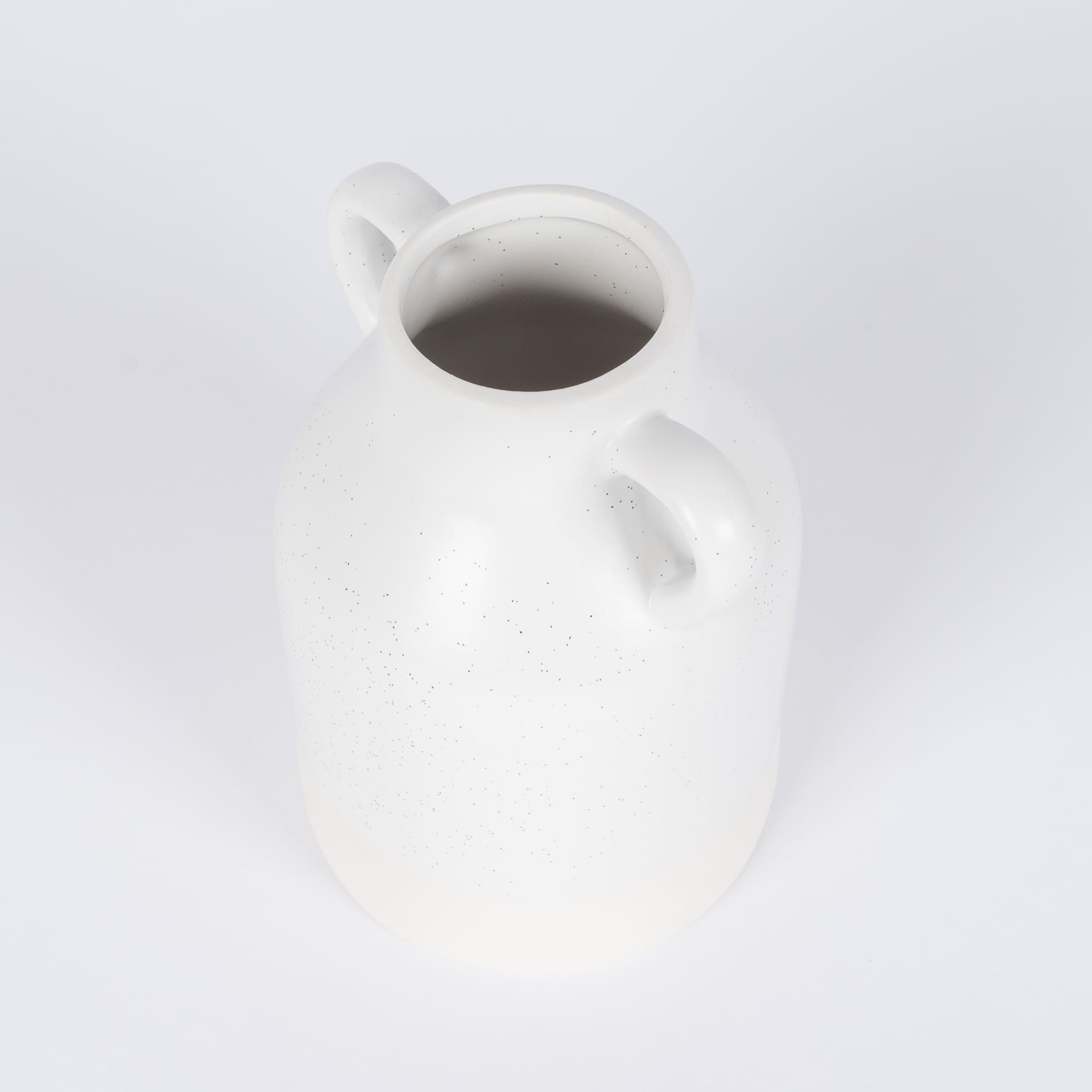 C&aacute;ntaro de cer&aacute;mica blanco 10x10x15cm