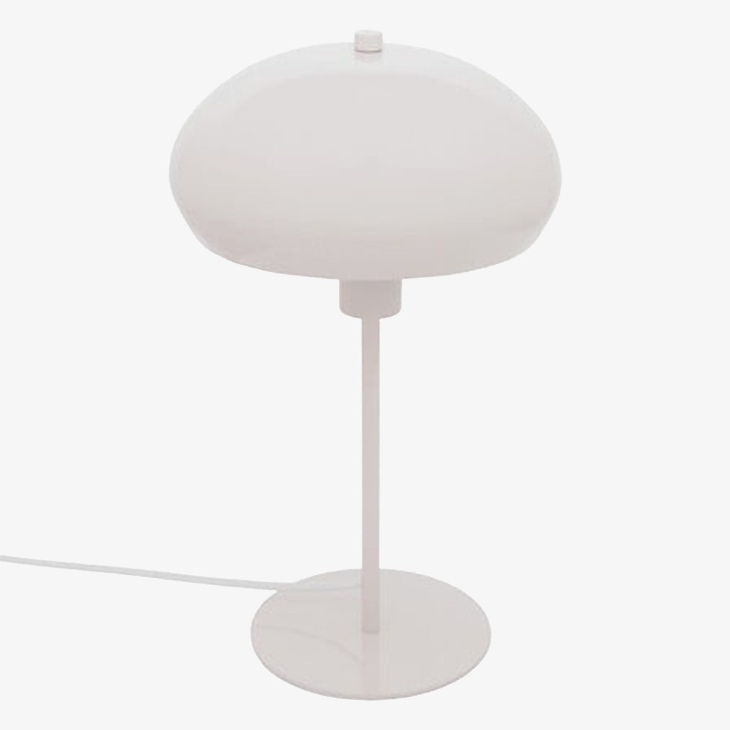 L&aacute;mpara de mesa seta de metal Savio &Oslash;22x38cm