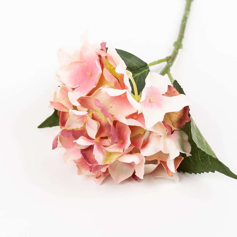 Rama de hortensia artificial 65cm en varios colores