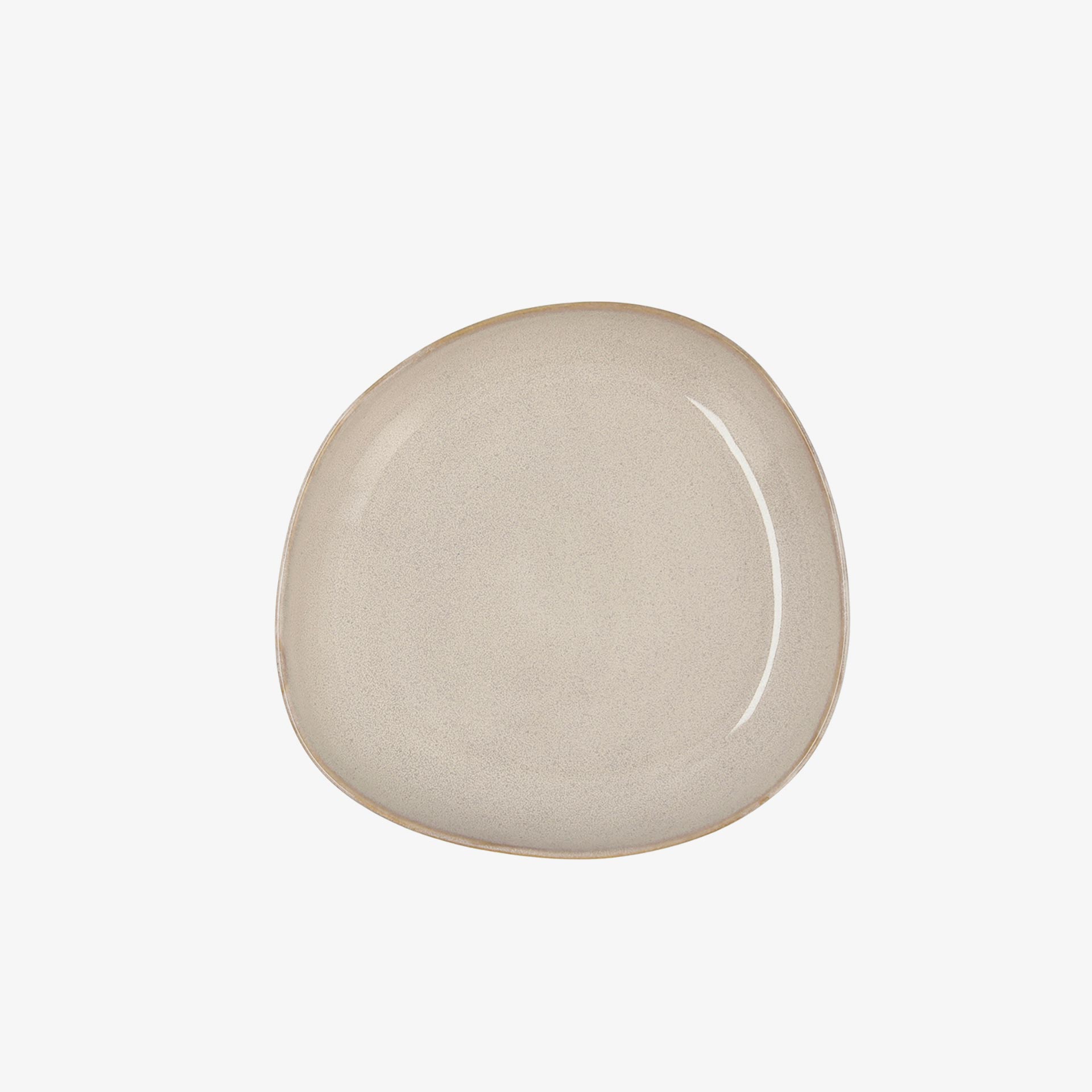 Plato hondo de gres blanco Beget &Oslash;20,5cm
