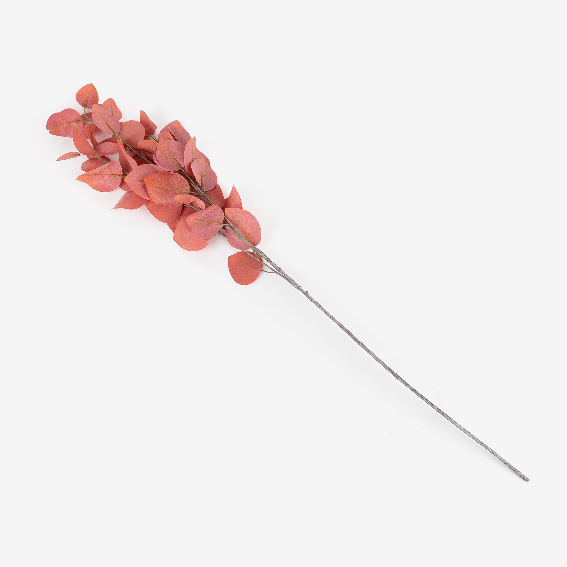 Rama de eucalipto artificial en rosa 92cm.