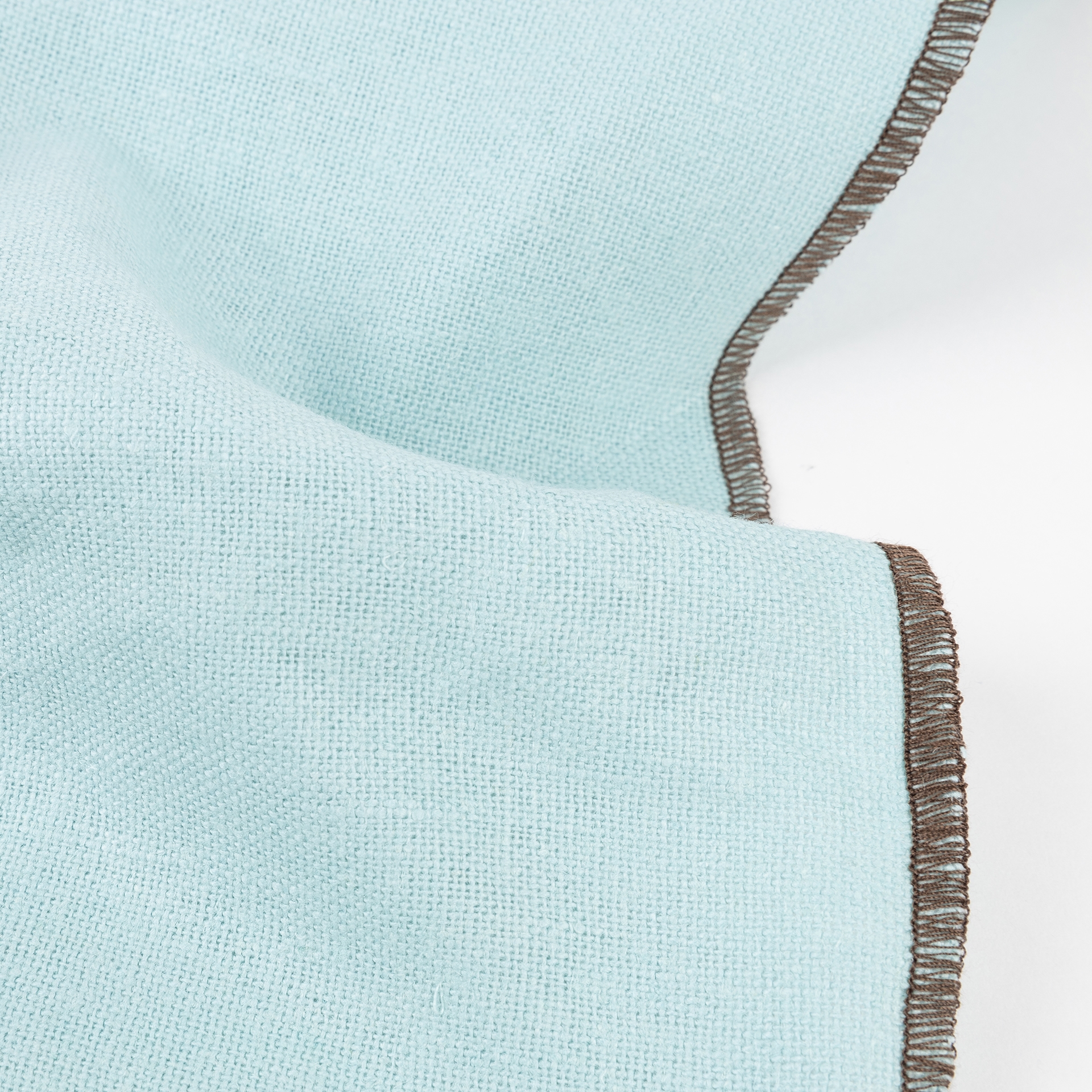 Set de 2 servilletas lino turquesa 45x45cm