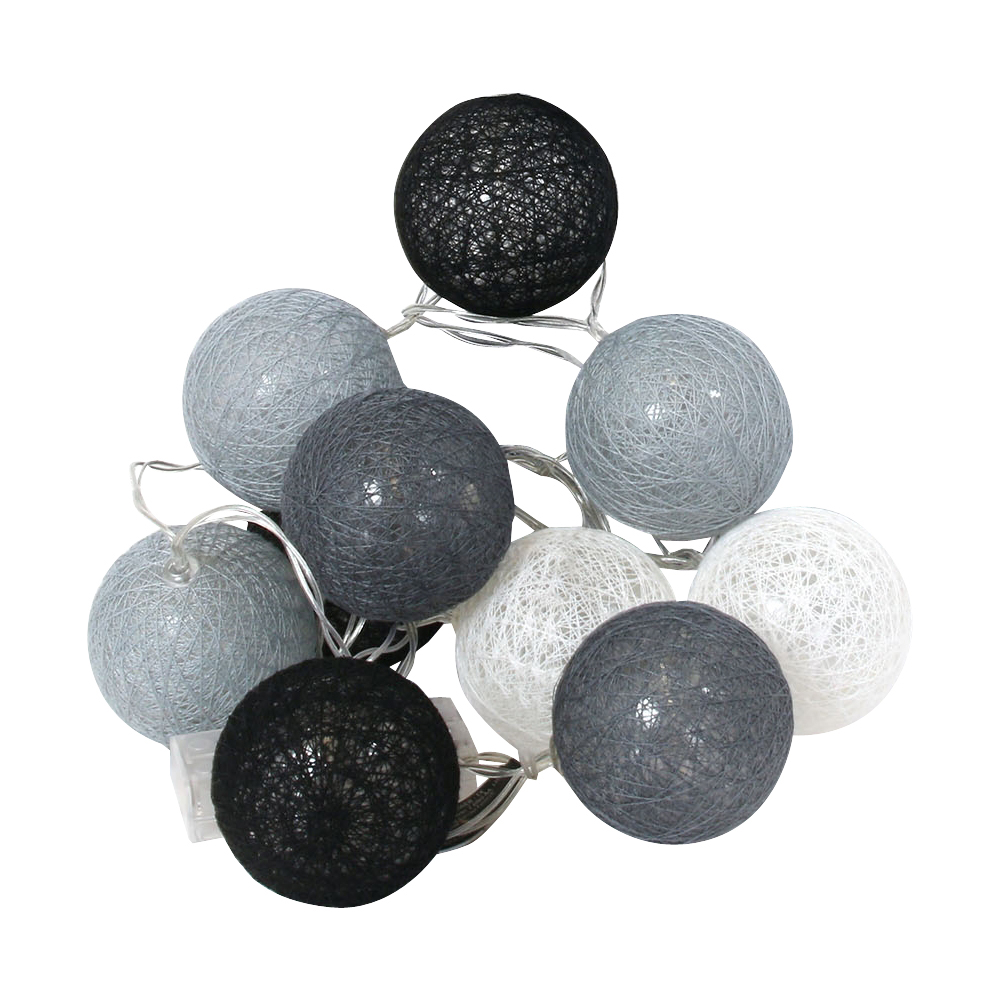 Guirnalda 10 LEDS gris