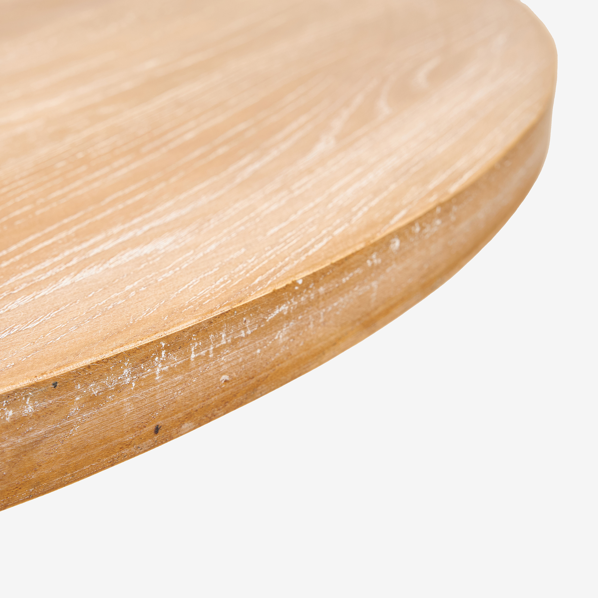 Mesa de comedor de madera de olmo Toulouse Ø120x76cm