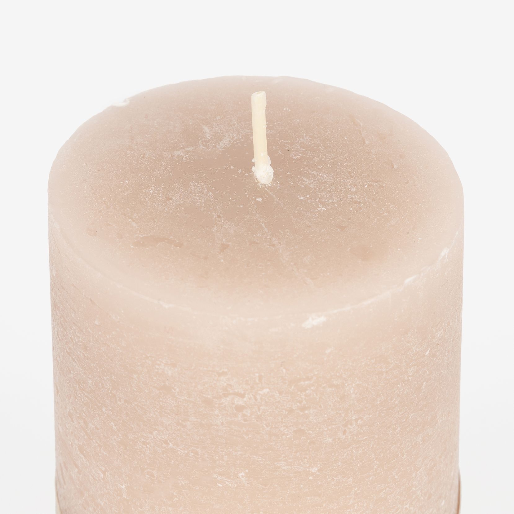 Vela decorativa rosa claro Kanea Ø7x14cm