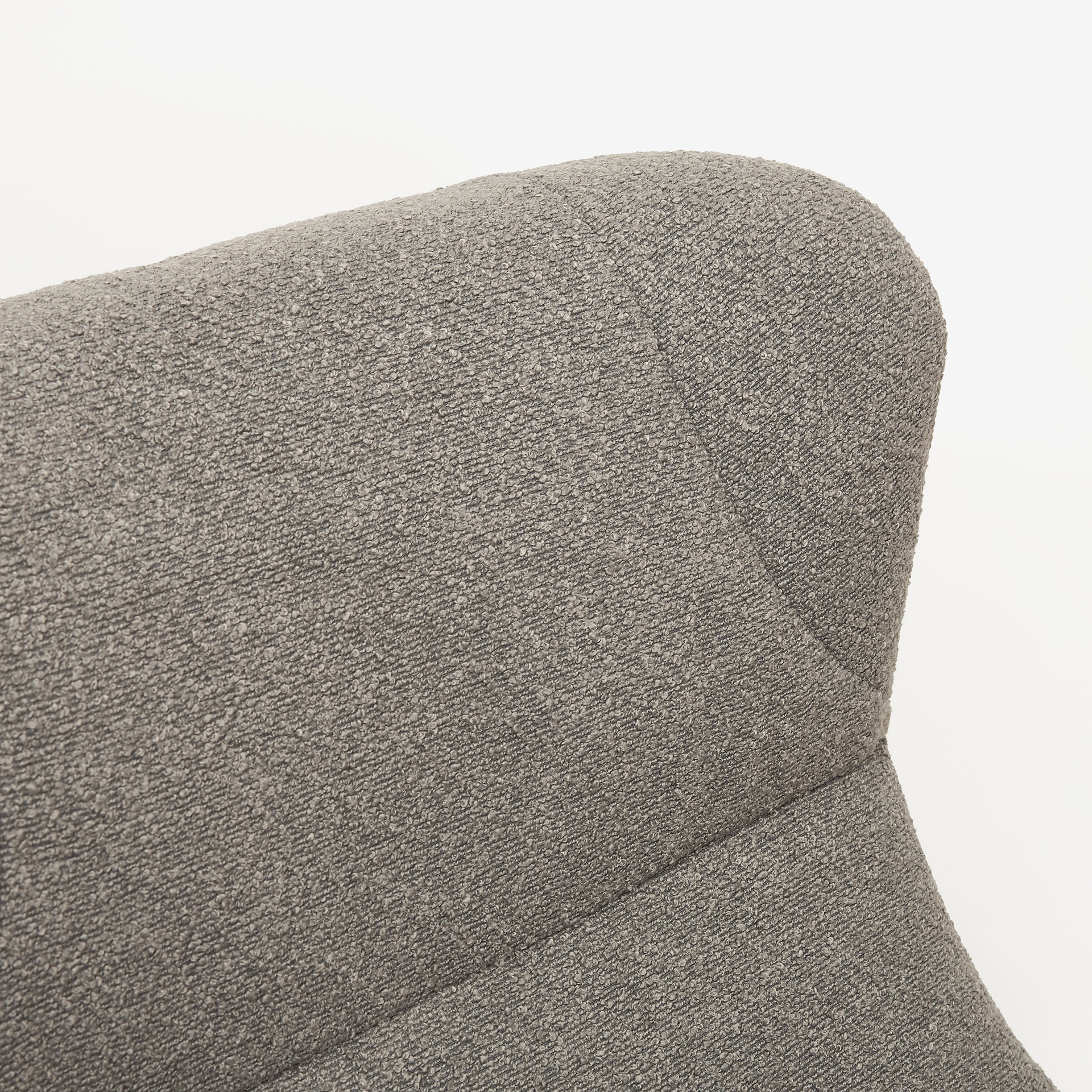 Butaca giratoria gris Celida 81x89x101cm Clau&Chloe