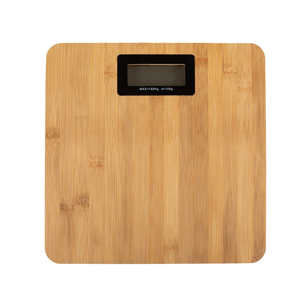 B&aacute;scula para ba&ntilde;o de bamb&uacute; 28x28x3cm