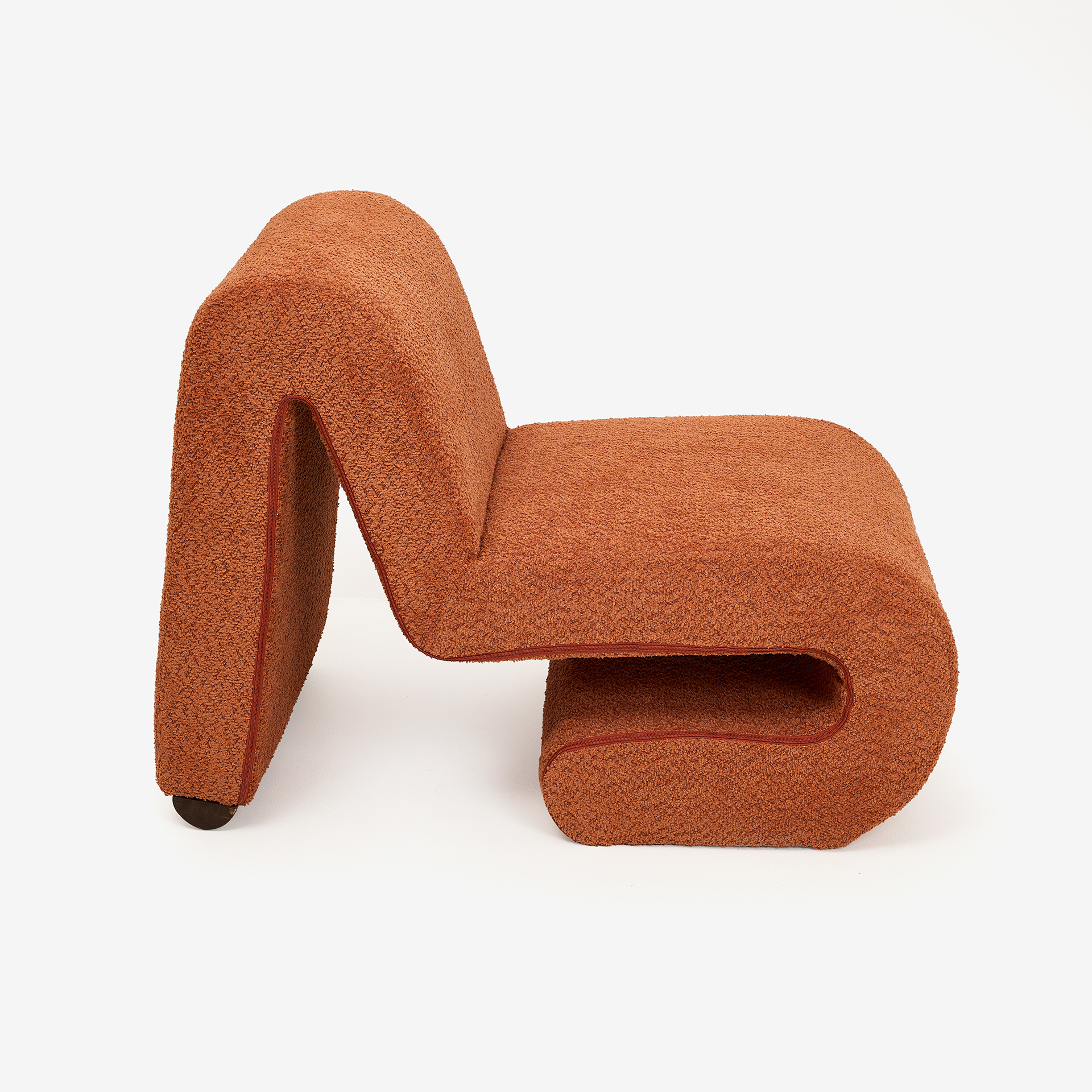 Butaca borreguito cobre Ailen 59x86x64cm Clau&Chloe