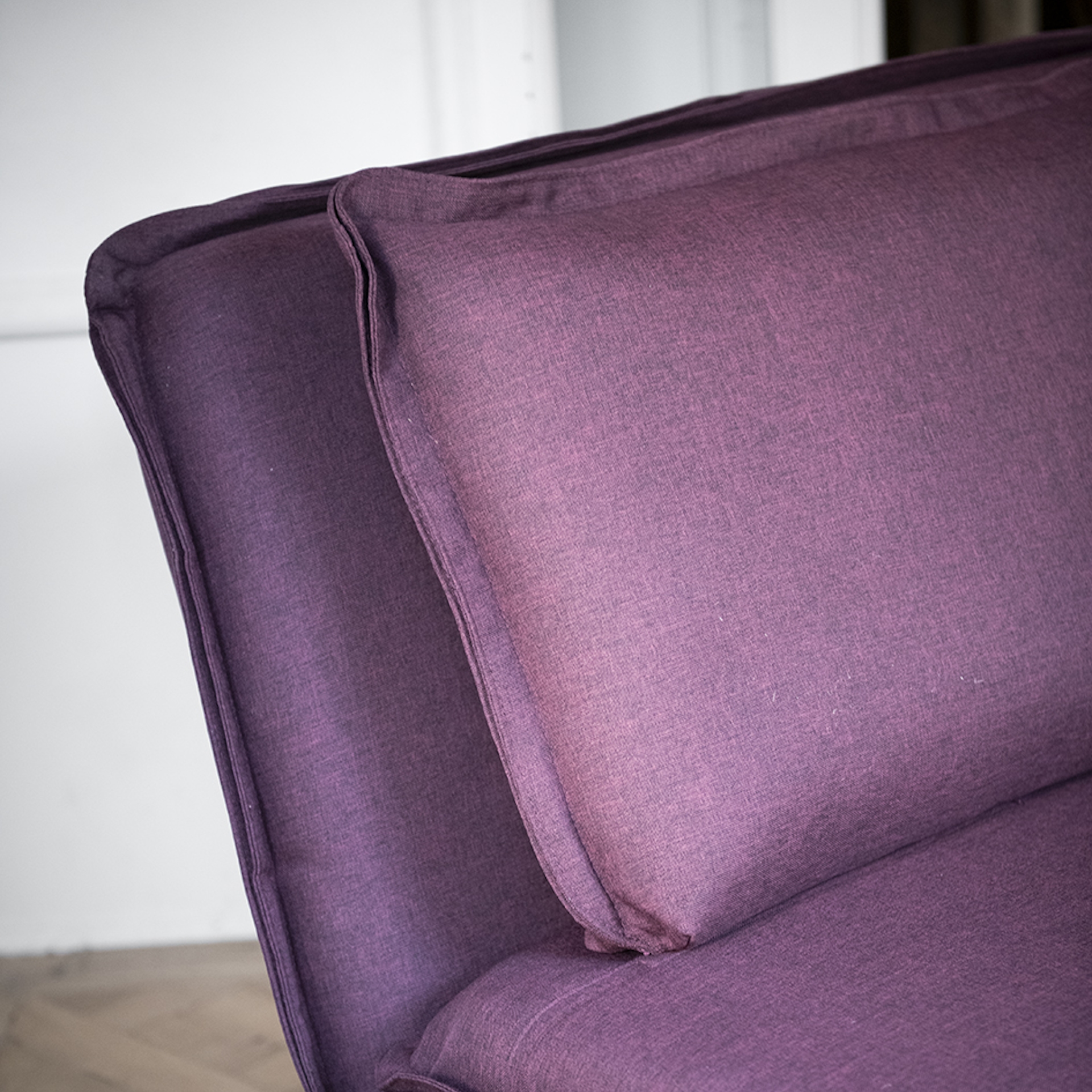 Sofa-cama individual burgundy 103x94x82cm Clau&Chloe