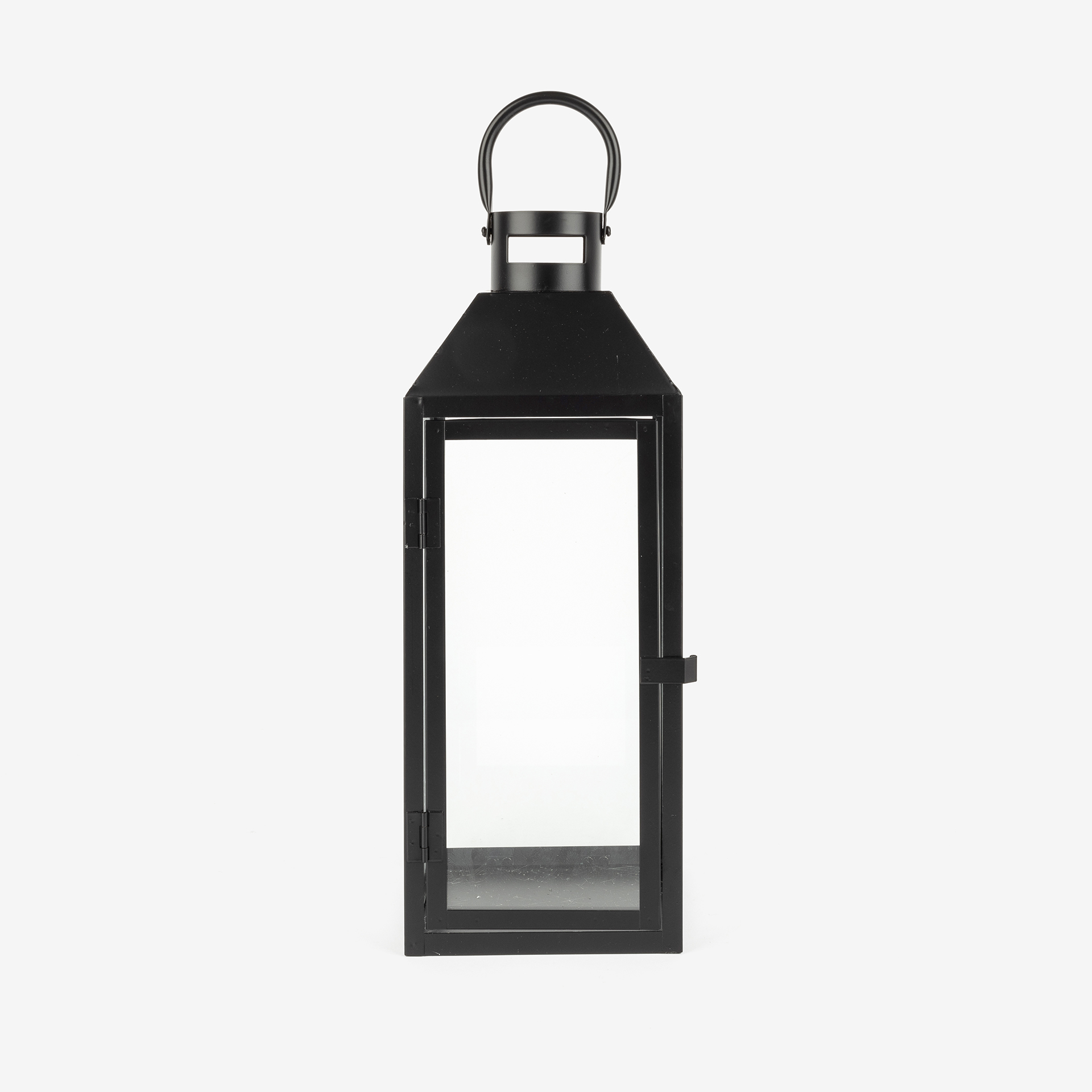 Farol de metal negro Fenjer Ø15x39cm