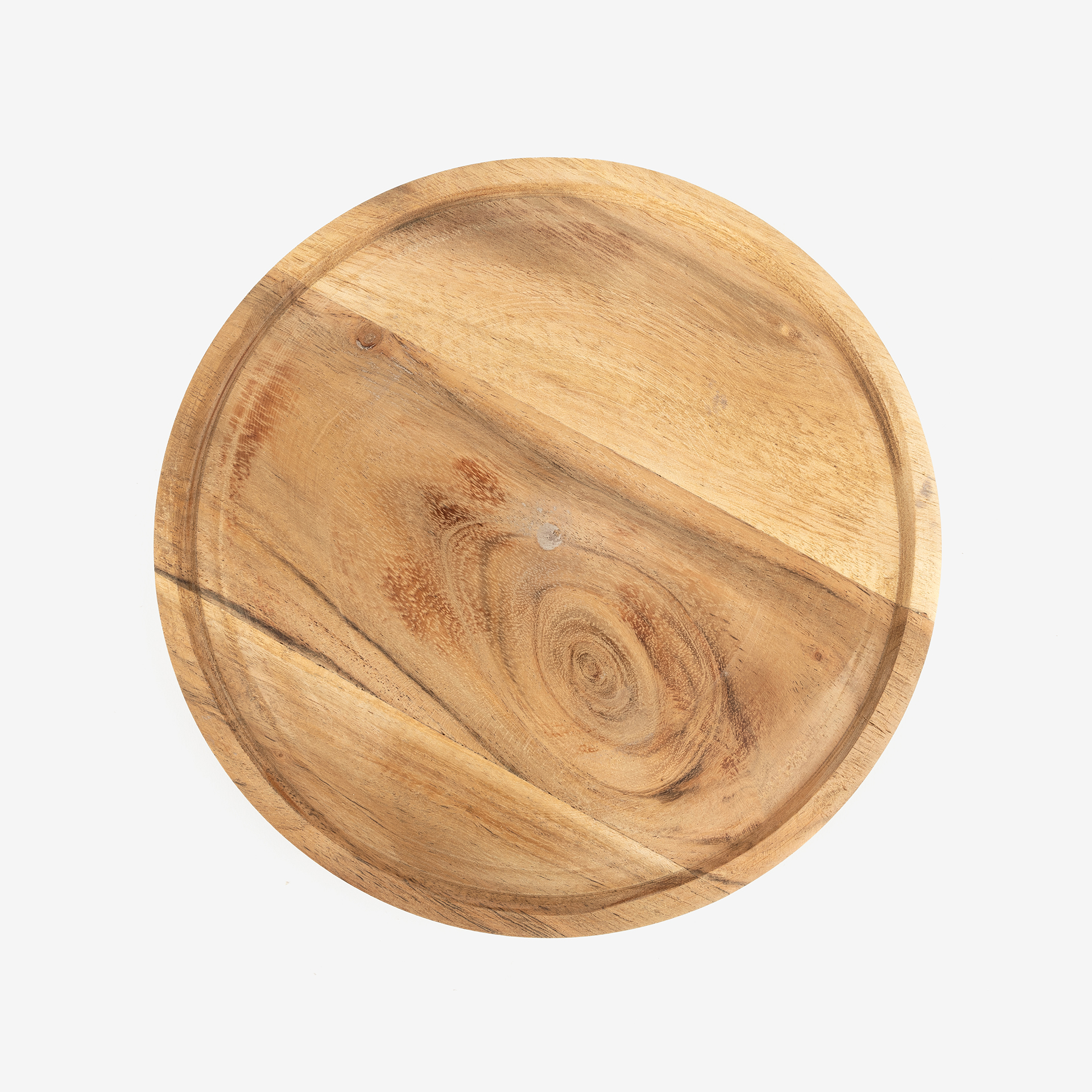 Centro de madera de acacia Salcam &Oslash;22cm