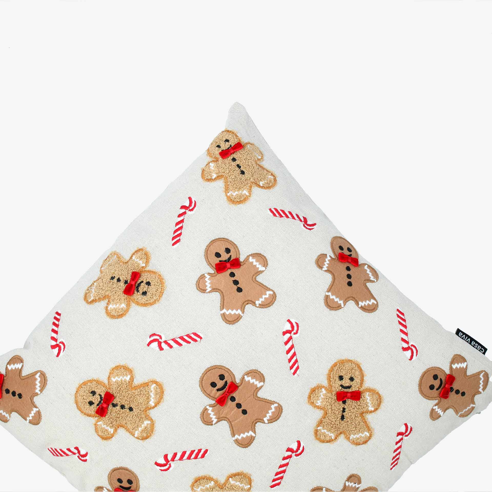 Funda de coj&iacute;n Galleta de Jengibre 45x45cm