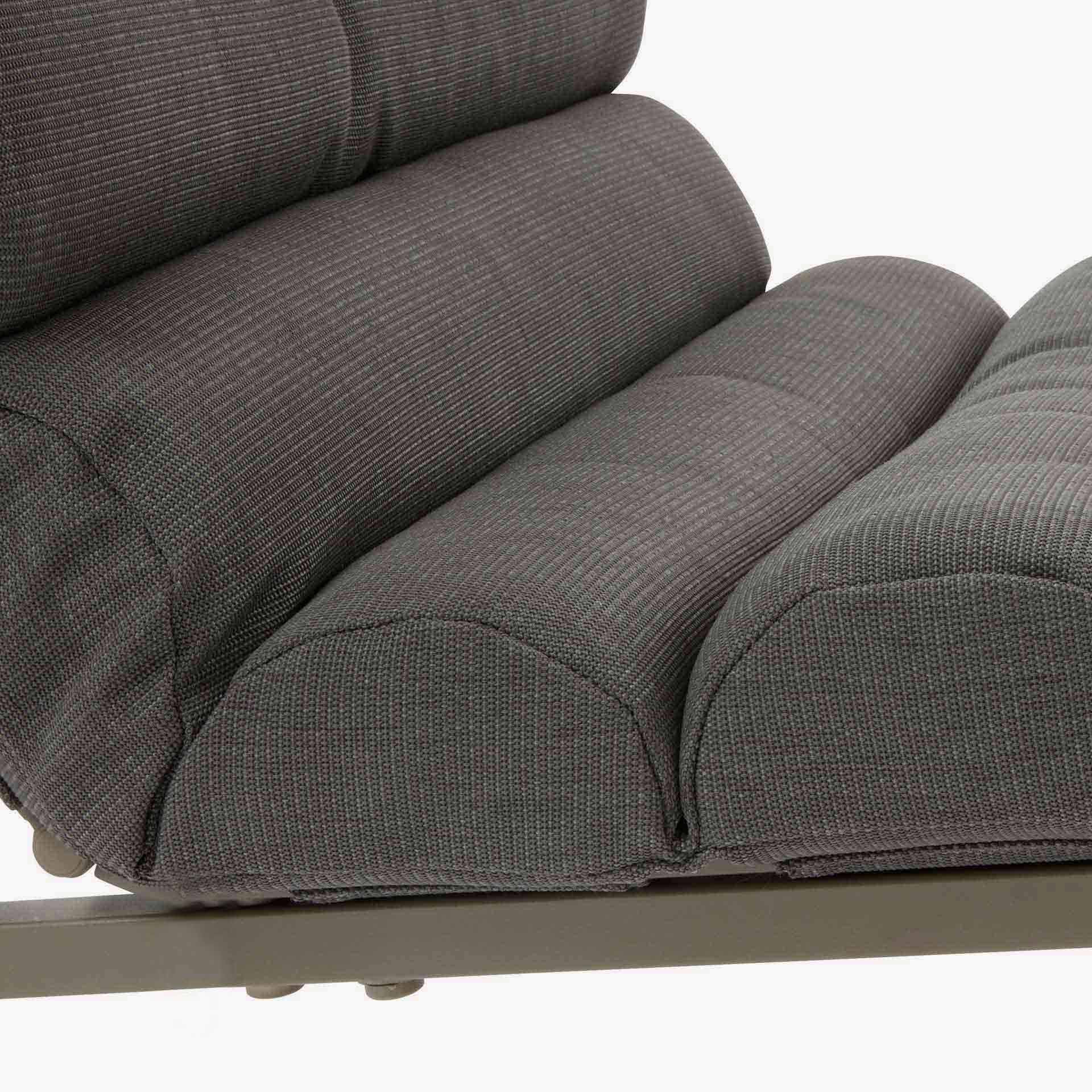 Conjunto de jard&iacute;n para 4 personas de acero cafe Solani