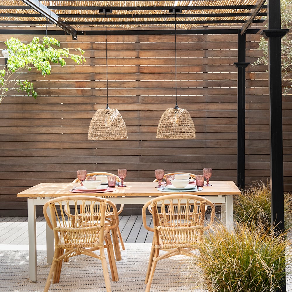 Lámpara de techo de cuerda 35x29cm