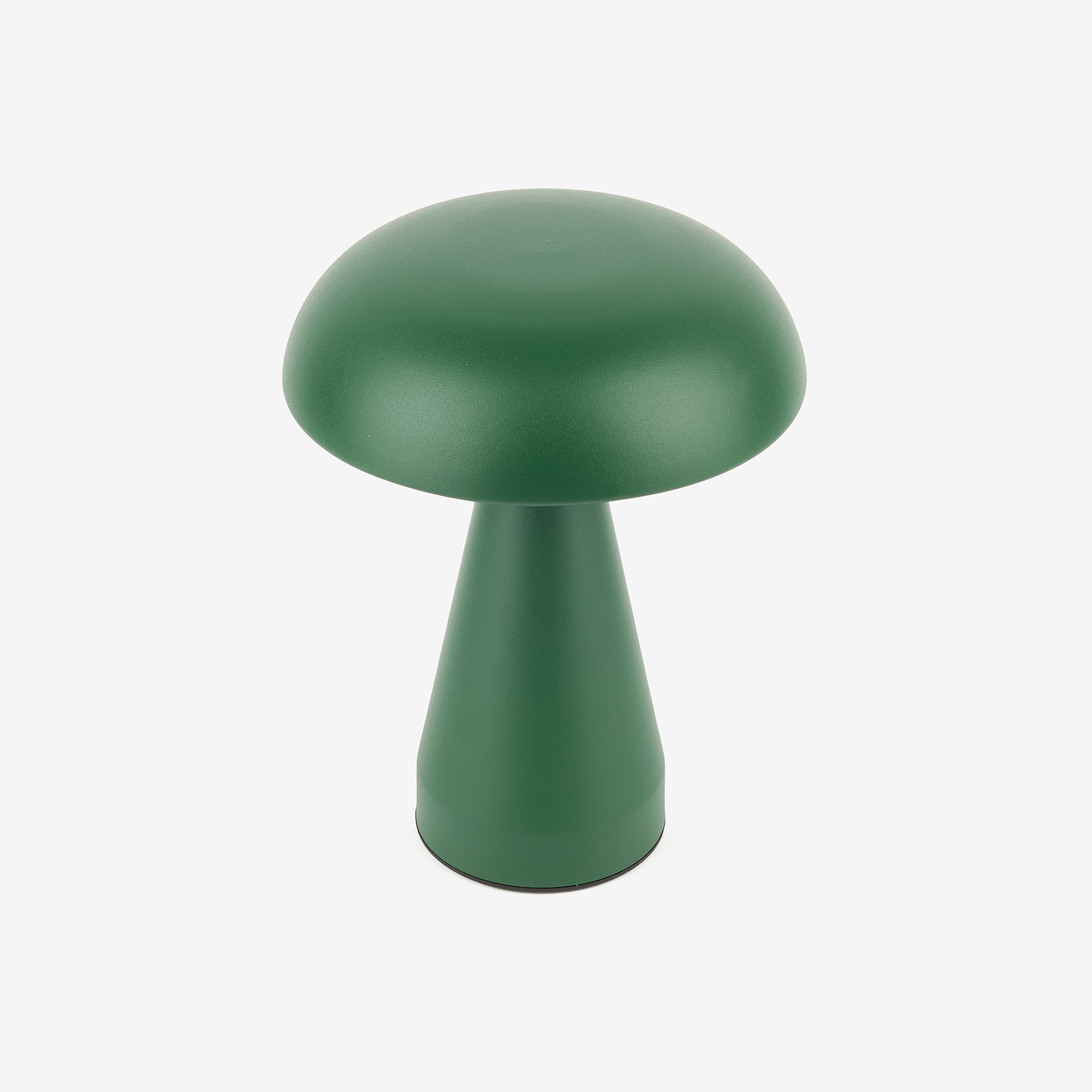 Lámpara de mesa inalámbrica LED recargable verde Seta Ø15x21cm