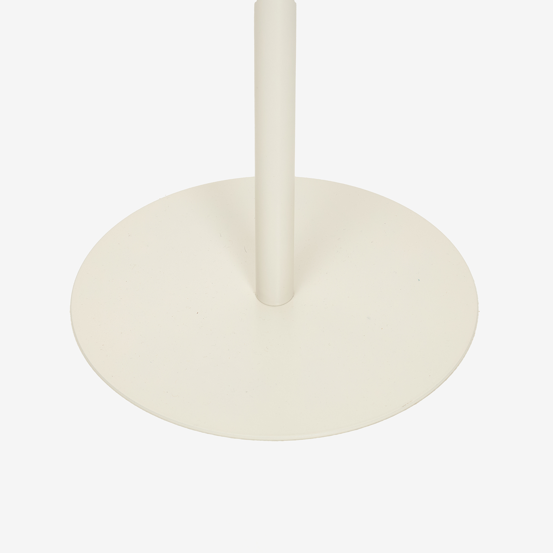 Mesa auxiliar de metal blanca Malak &Oslash;35x53cm