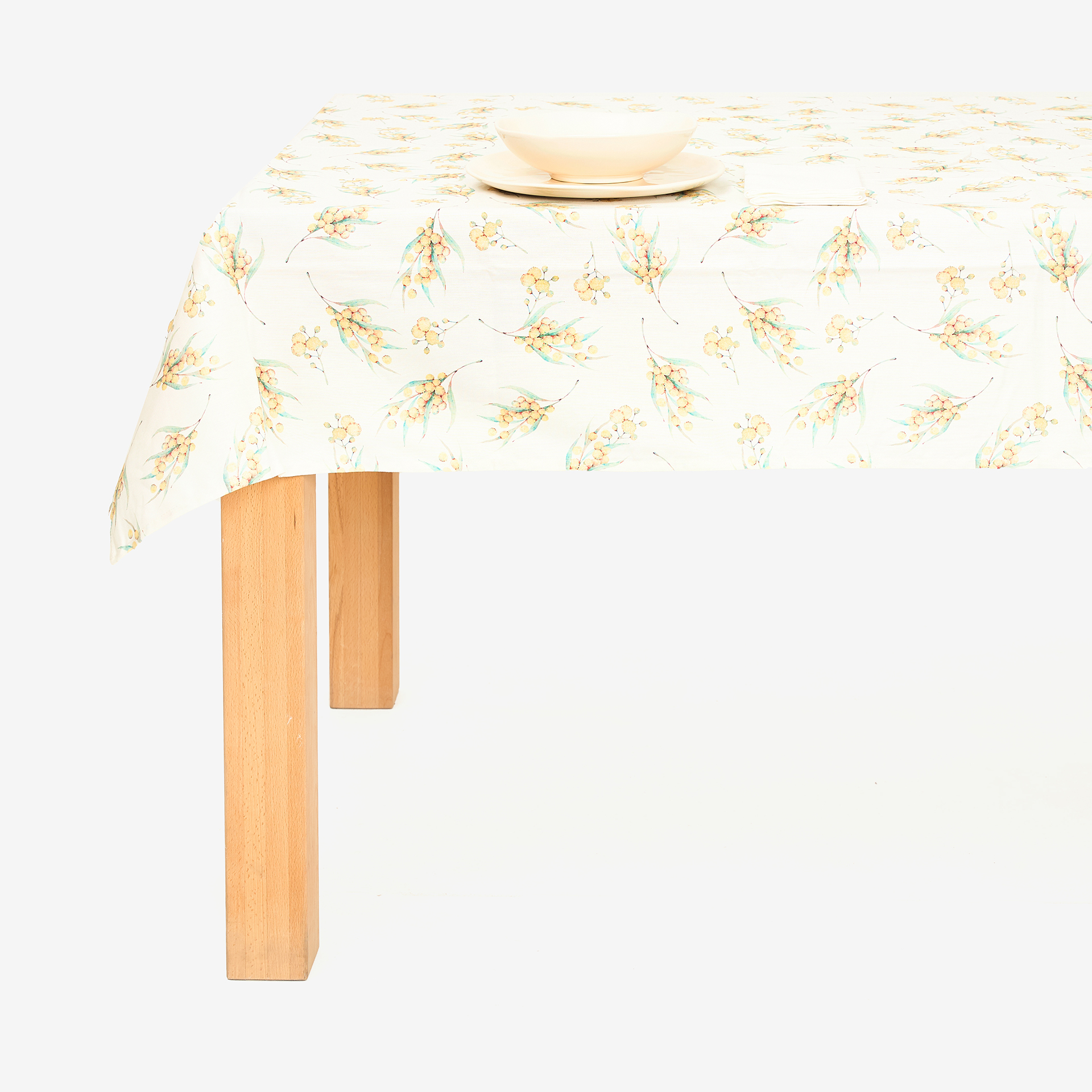 Mantel de algod&oacute;n Racimo 140x140cm