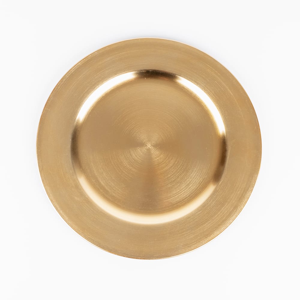 Bajo plato dorado &Oslash;33cm