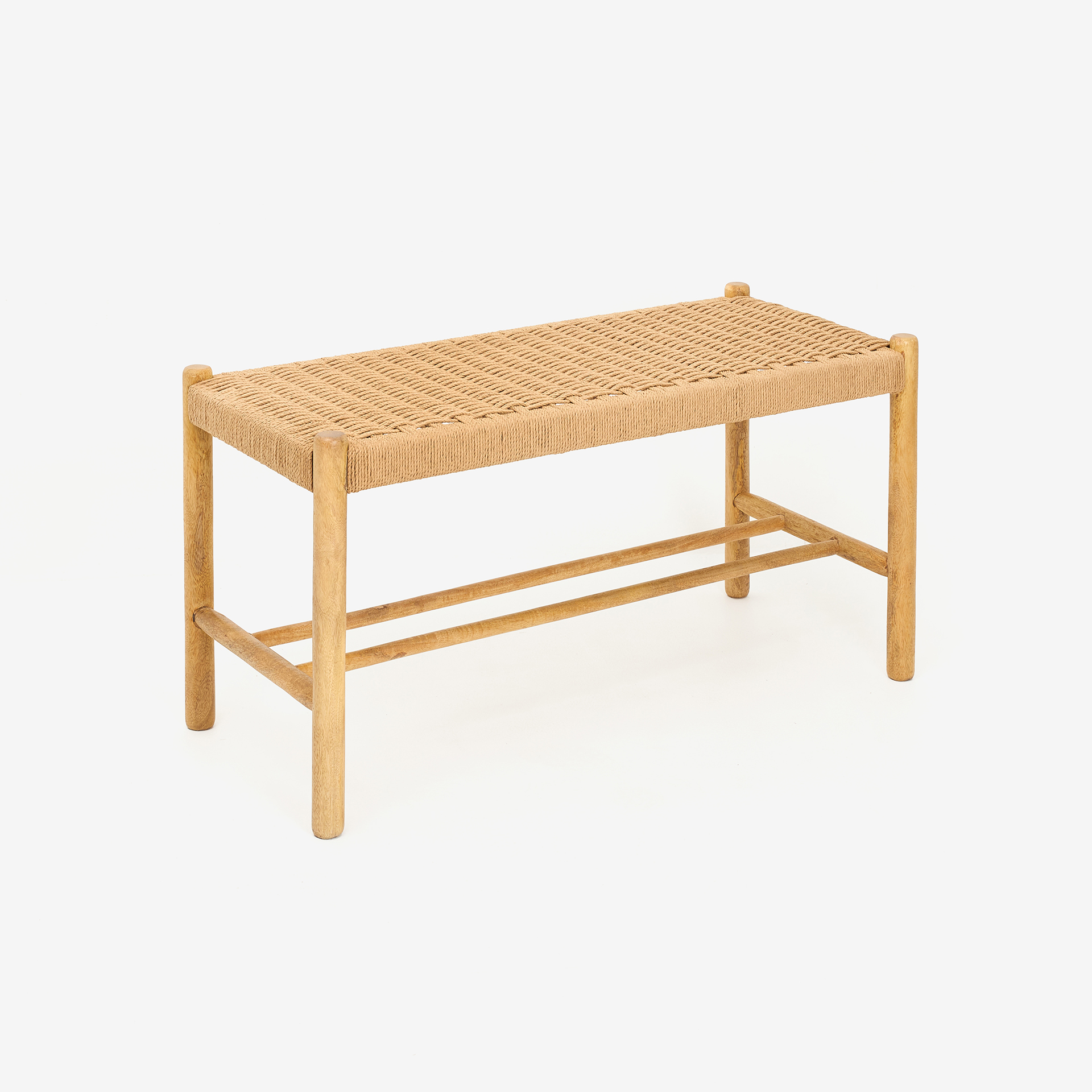 Banco de madera mango Insua 90x40x46cm