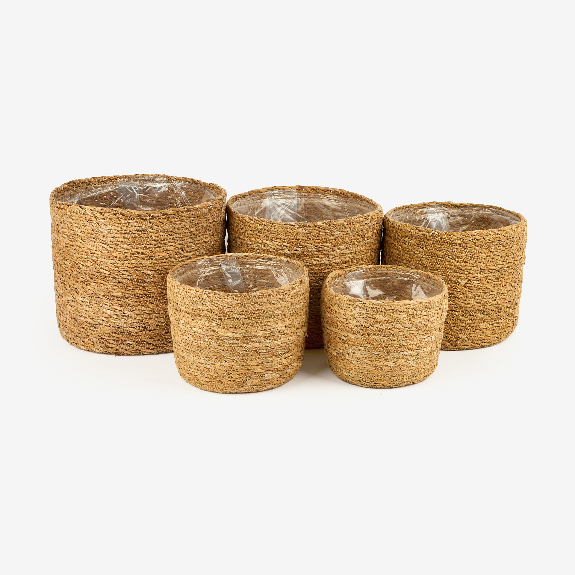 Macetero de fibras naturales Unax &Oslash;17x13cm