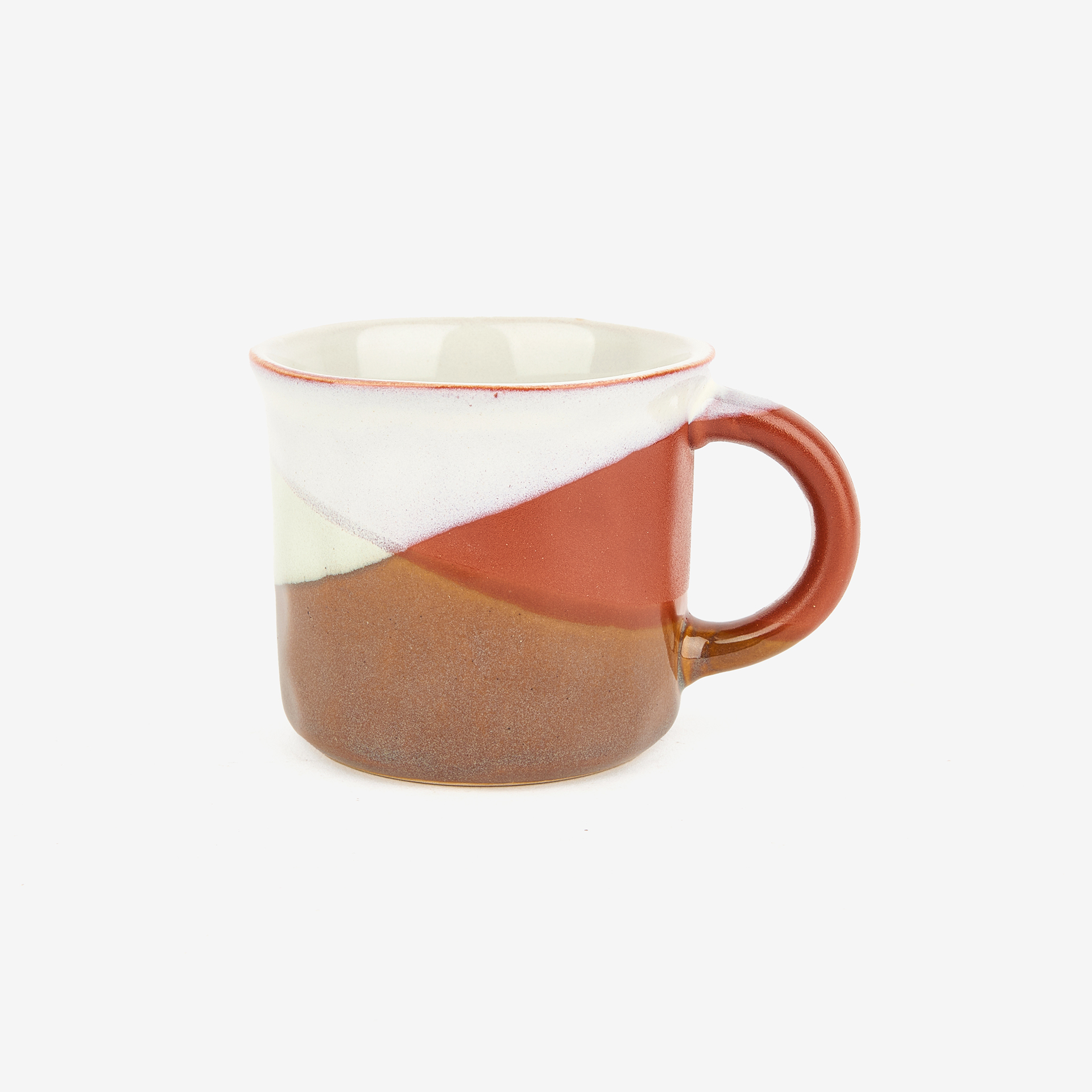 Set de 4 tazas de cer&aacute;mica de colores 13cl