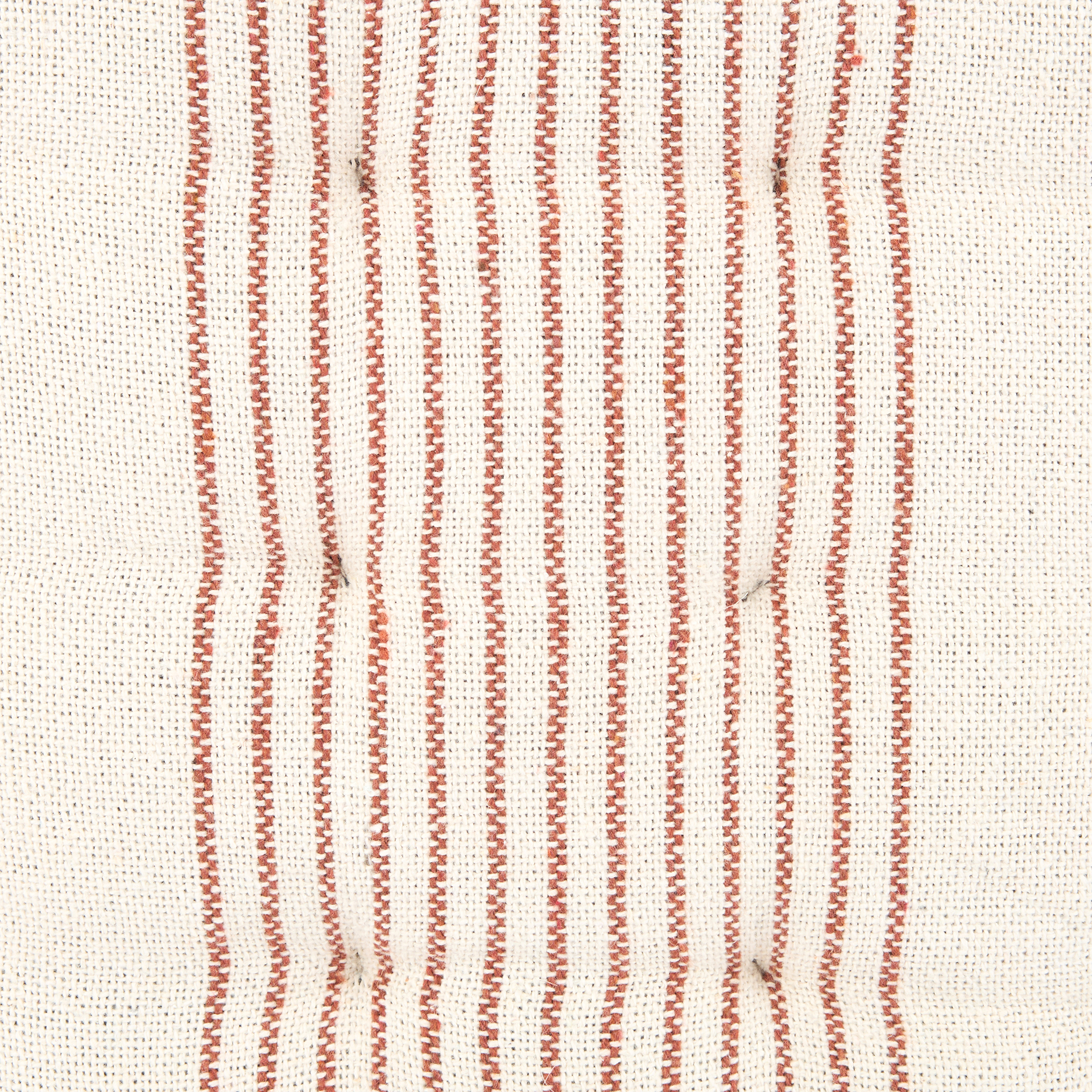 Cojín de silla de algodón rayas cobre Stripes 40x40cm