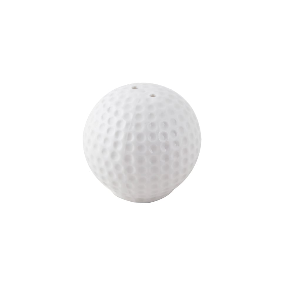 Salero y pimentero de porcelana Golf 5cm
