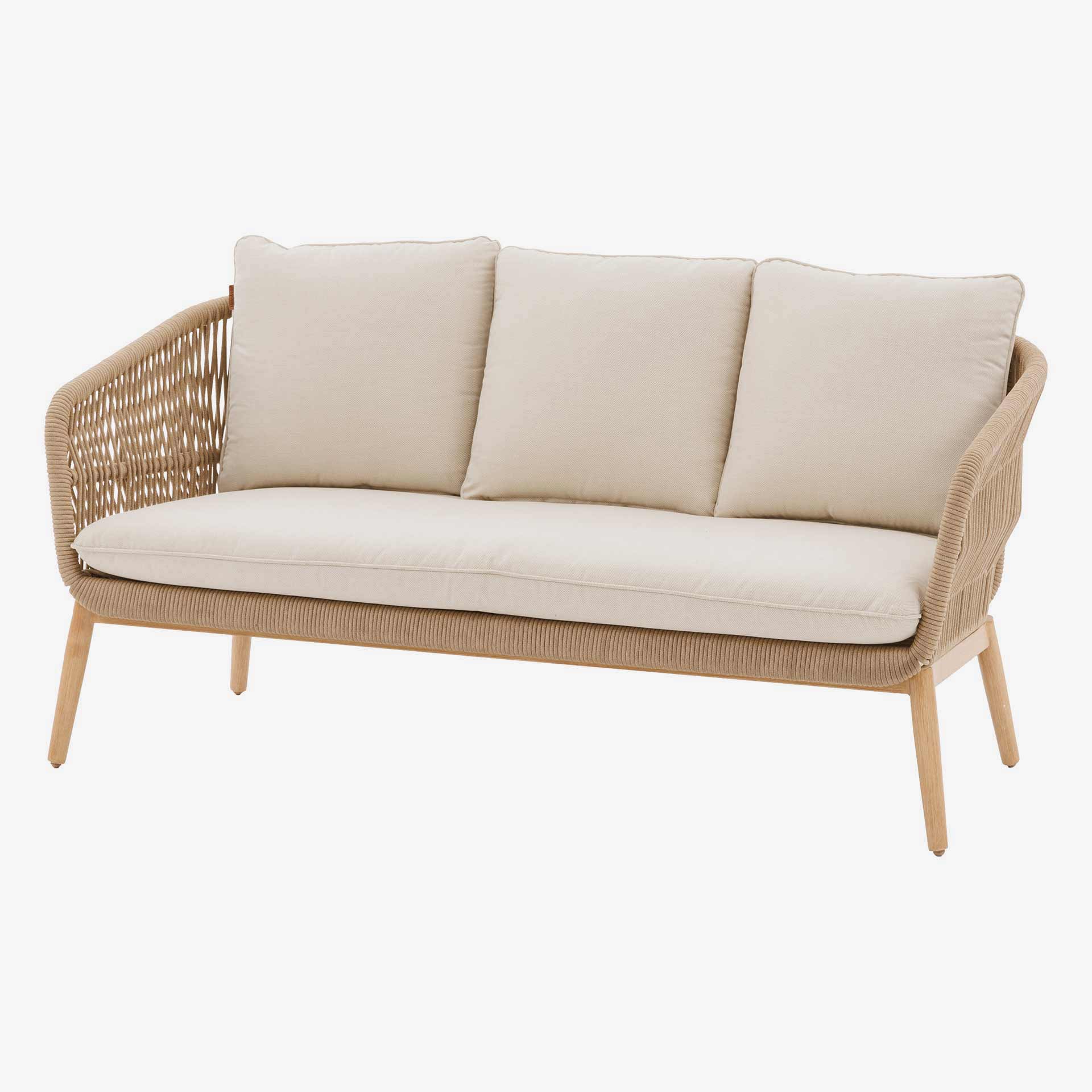 Conjunto de jard&iacute;n para 5 personas de acero topo Bano Nerik