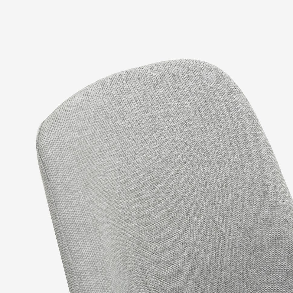 Silla de comedor gris claro Mina 49x60cm