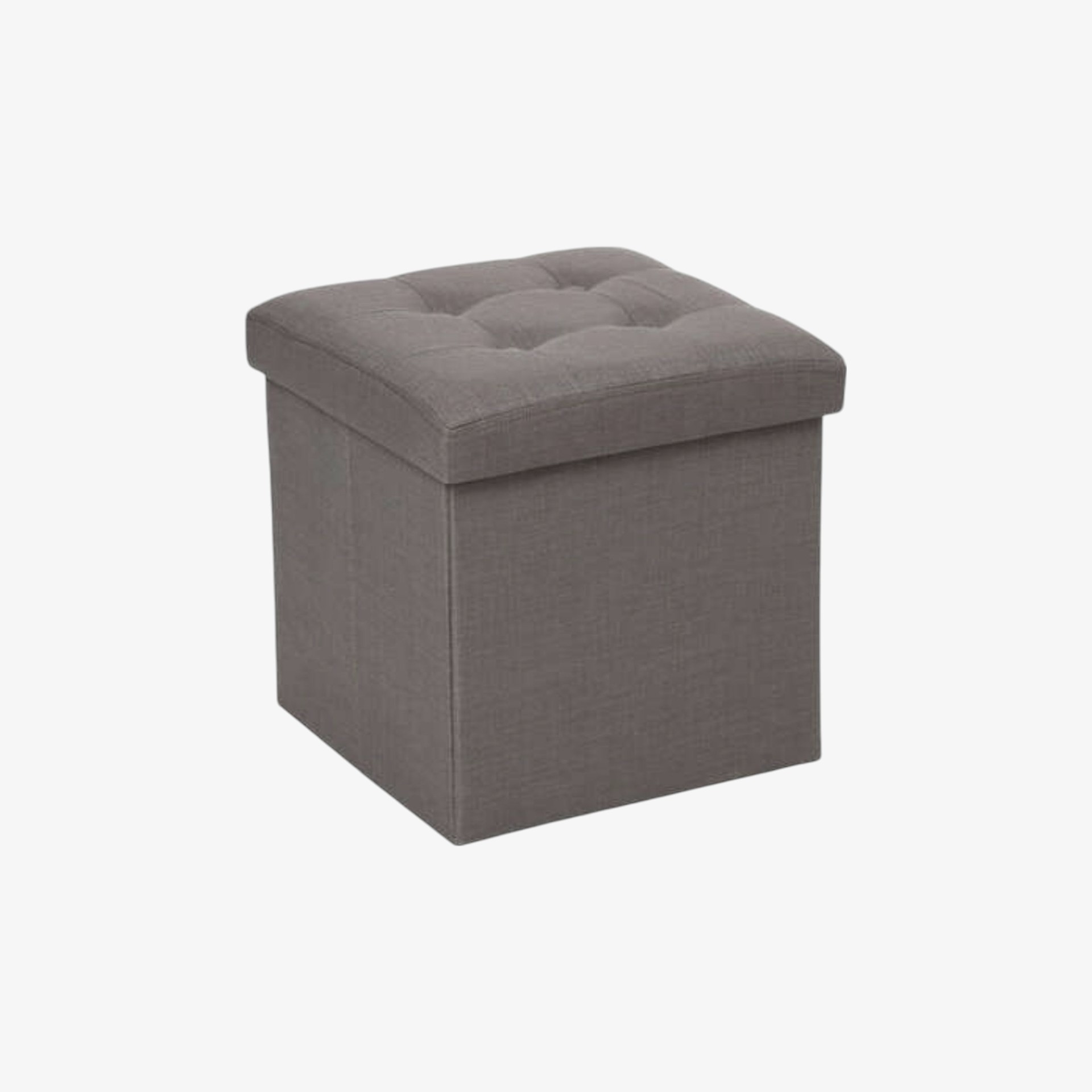 Taburete con almacenaje de madera DM Sander 37x37cm