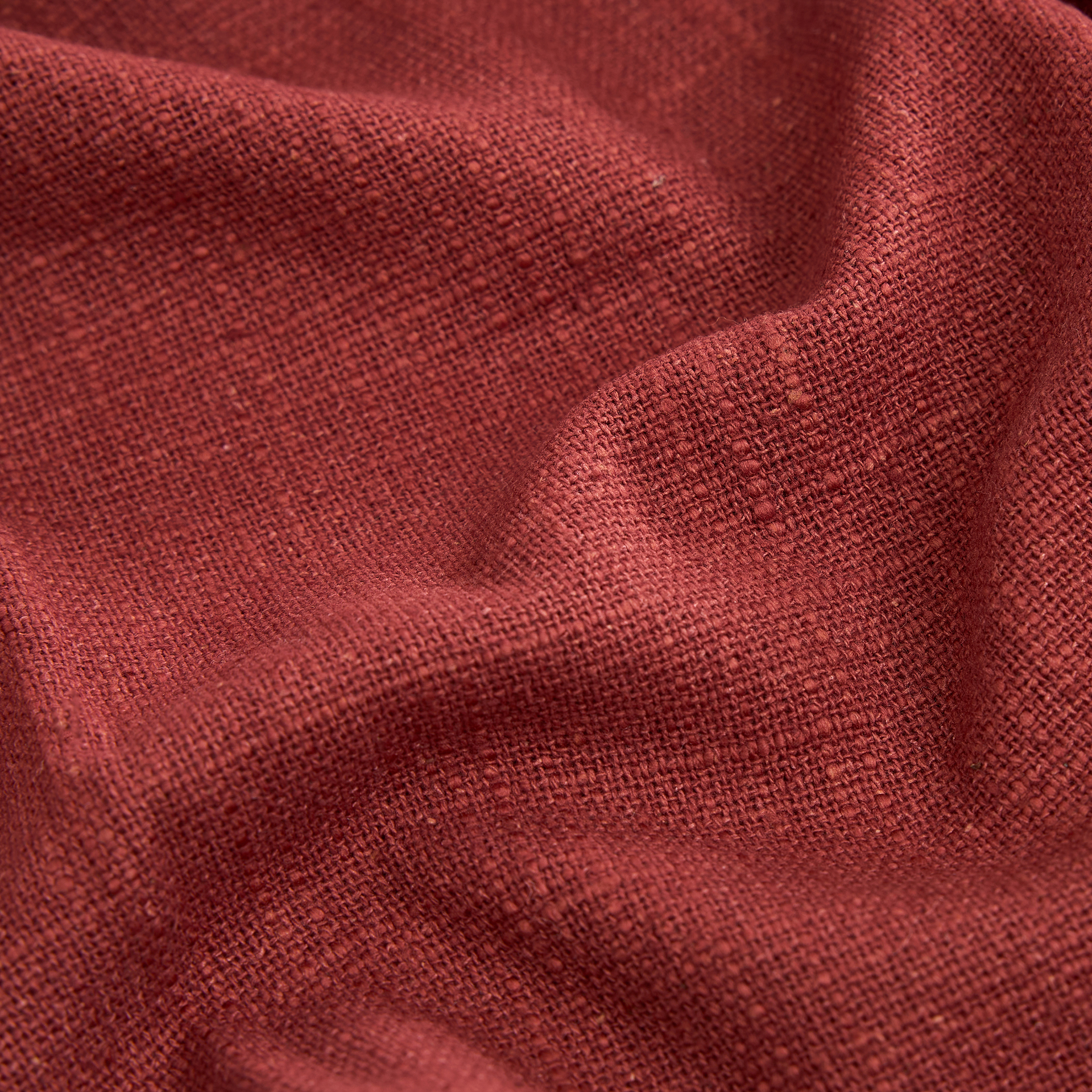 Mantel de algodón vino pespunte crudo Arosa 140x250cm