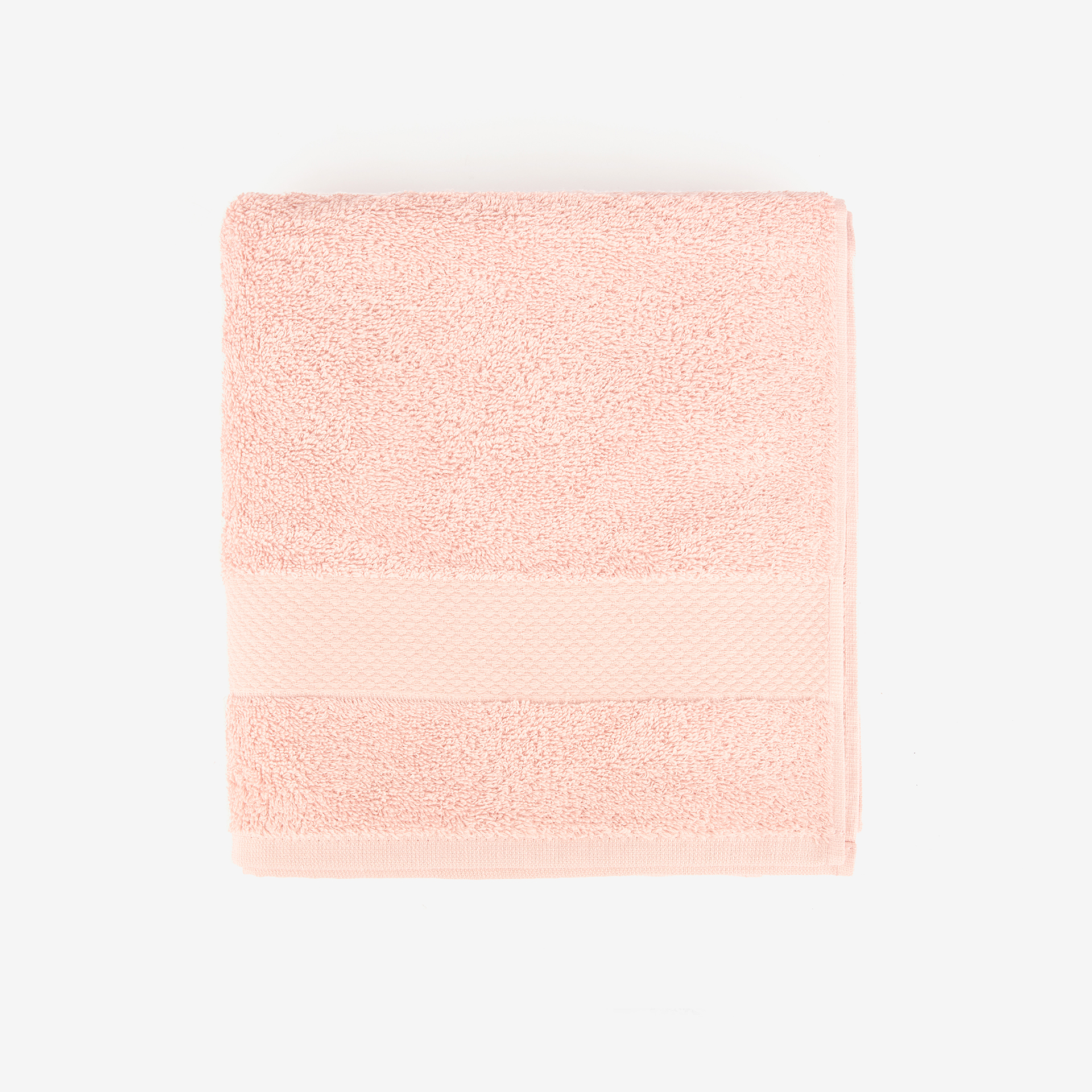 Toalla de lavabo de algod&oacute;n rosa Vic 50x100cm - 500 gr/m&sup2;