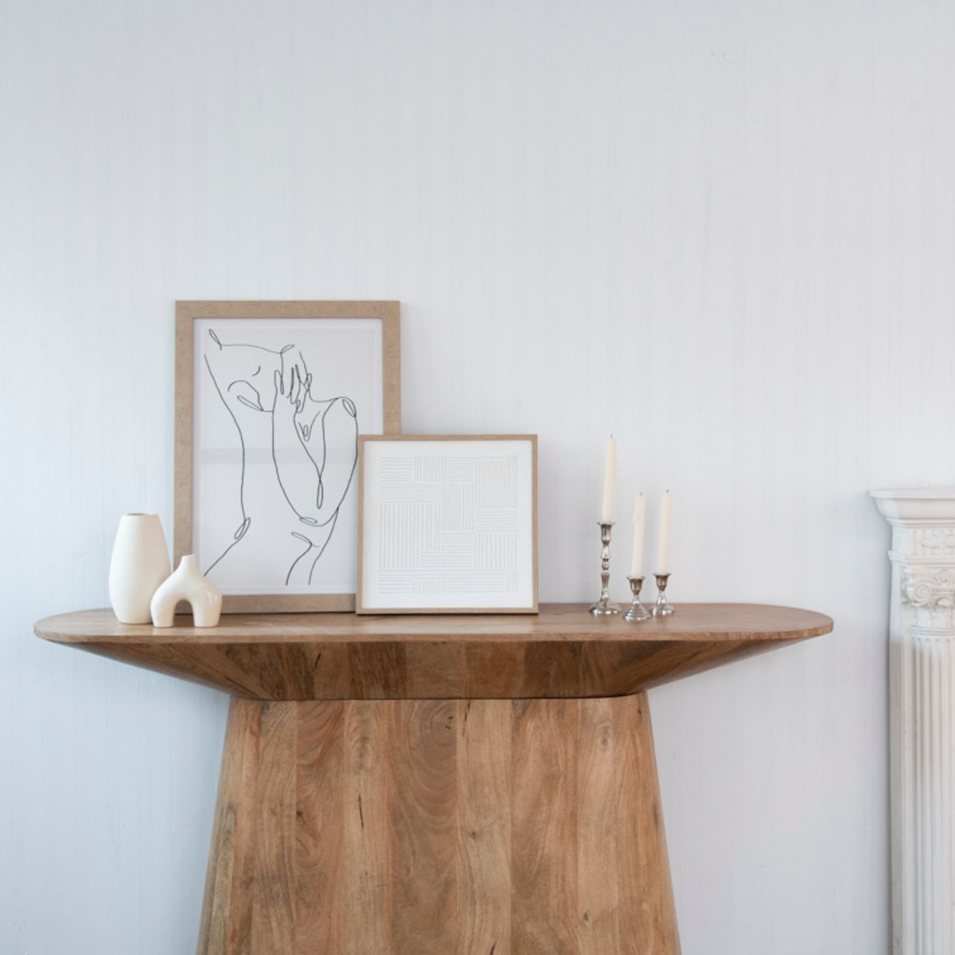 Consola de madera de mango Sidney 170x40x90cm Clau&Chloe