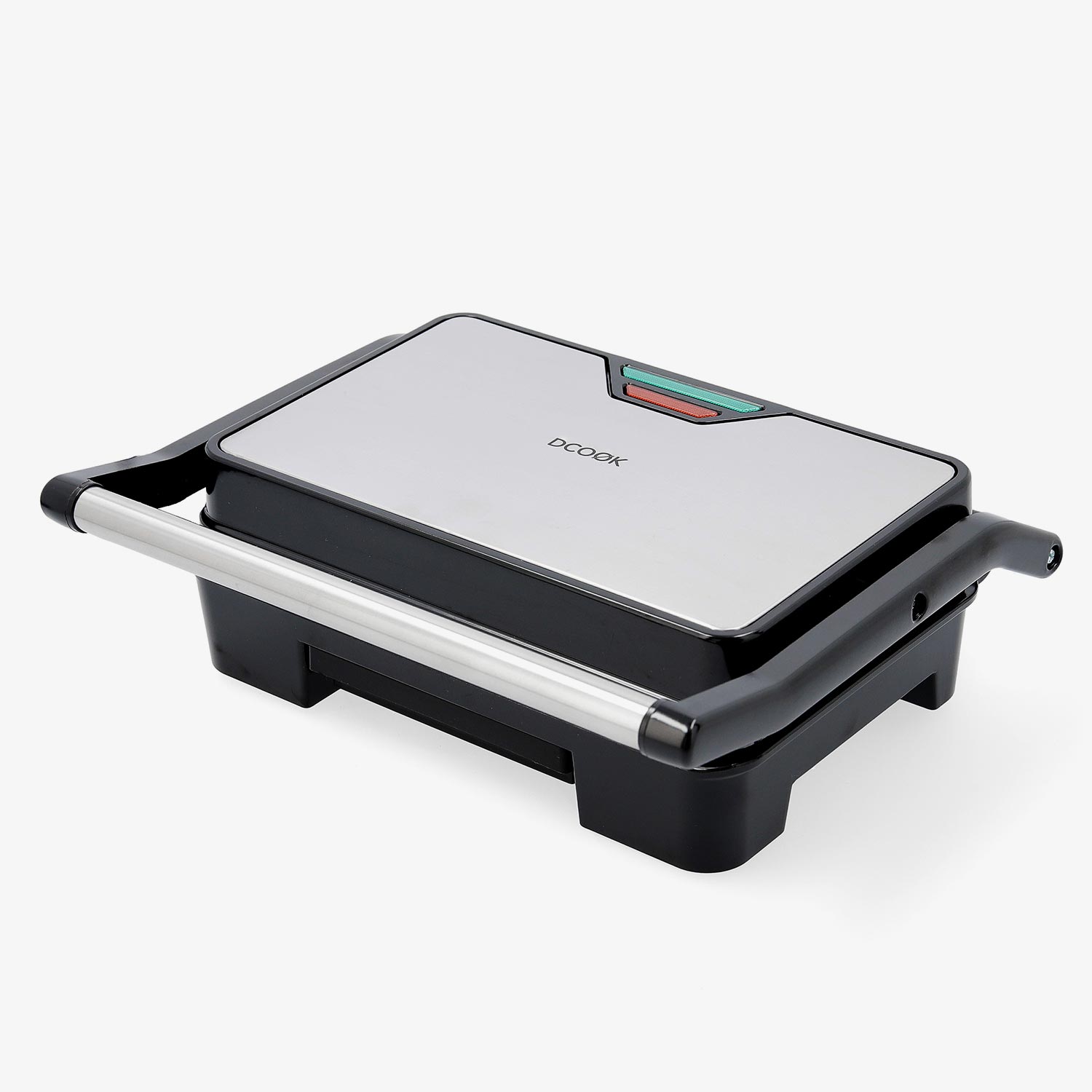 Grill de doble placa el&eacute;ctrico gris de metal DCOOK 900W