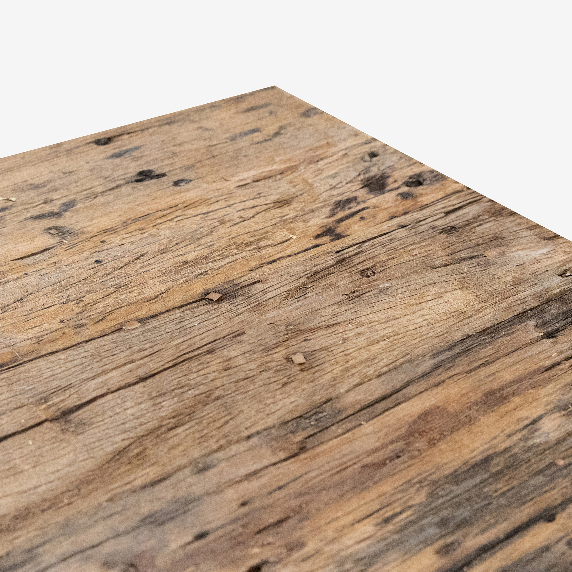 Mueble de cocina extensible de madera de olmo reciclada Pisco 156x93x94cm