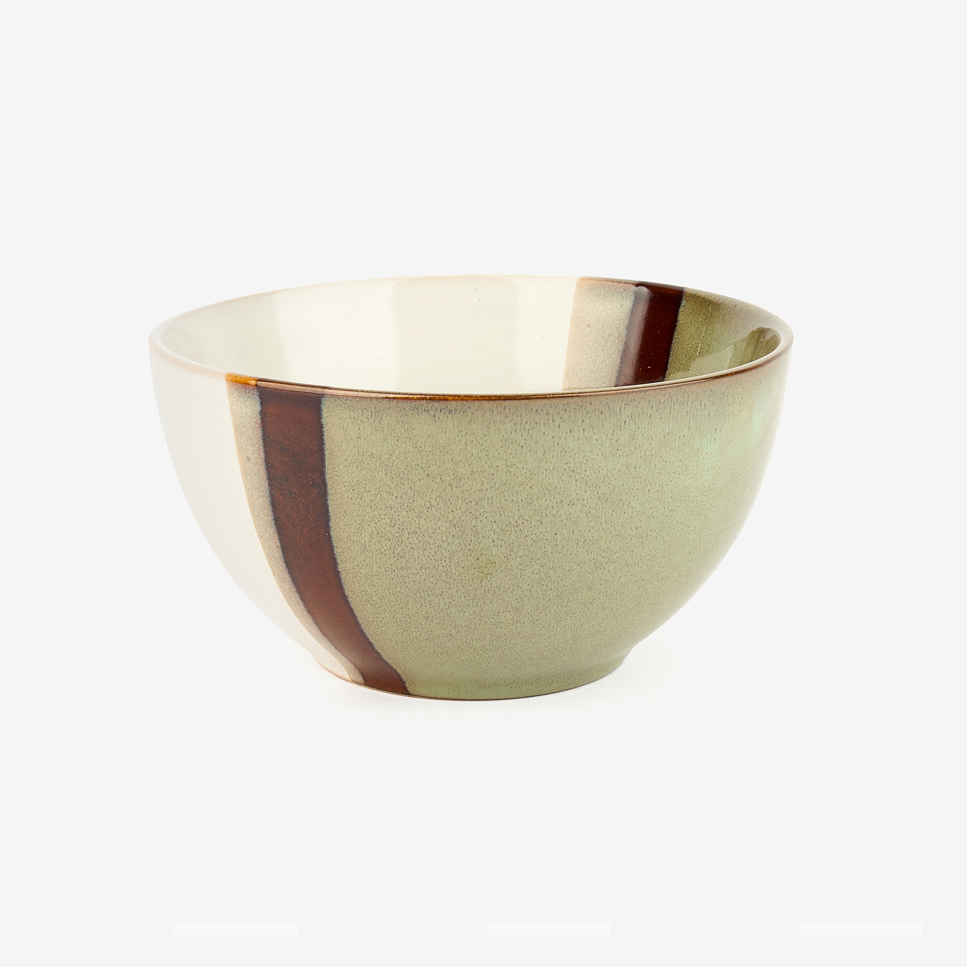 Bol de cerámica caqui Sotres 69cl Ø14cm