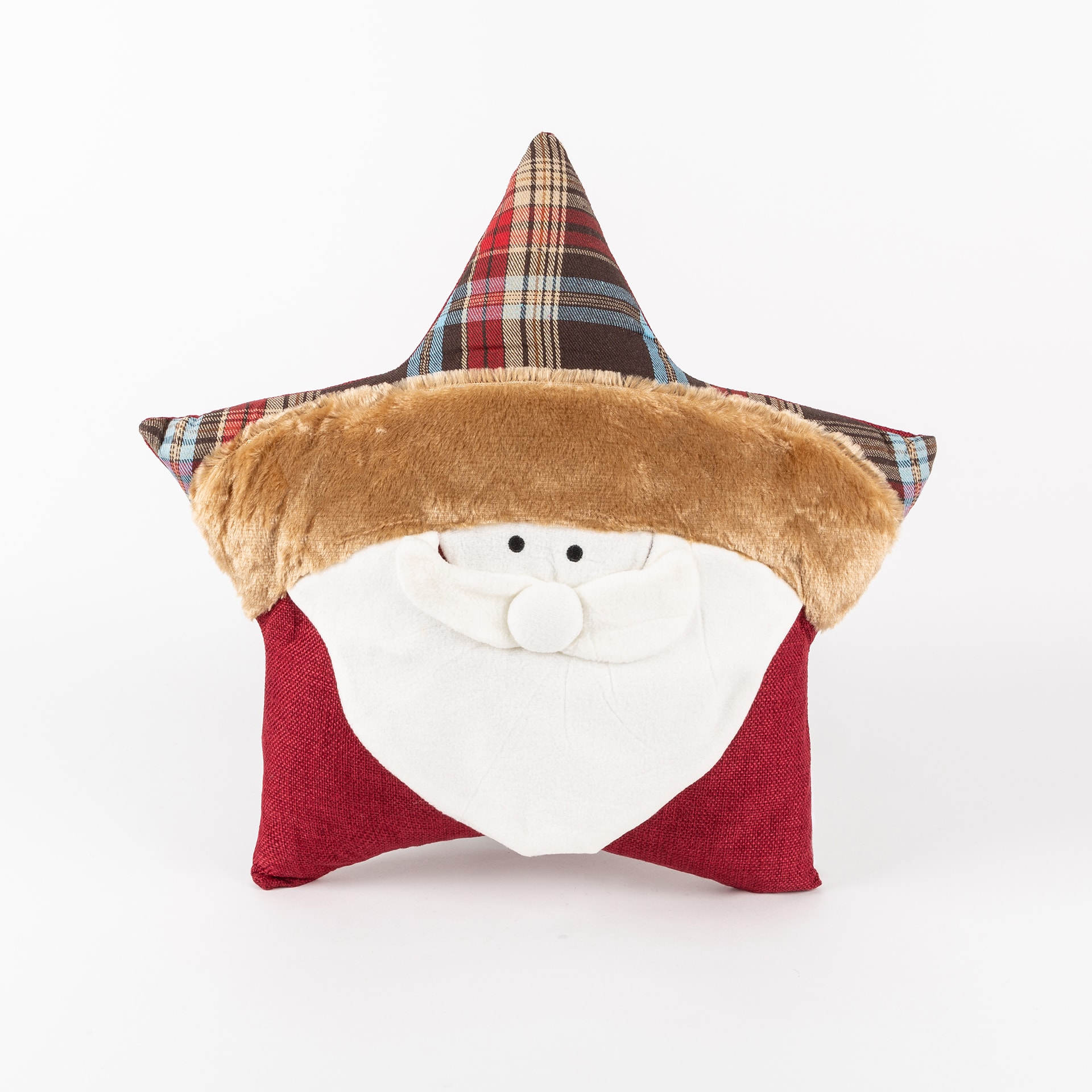 Cojín en forma de estrella Navidad 40cm en varios modelos