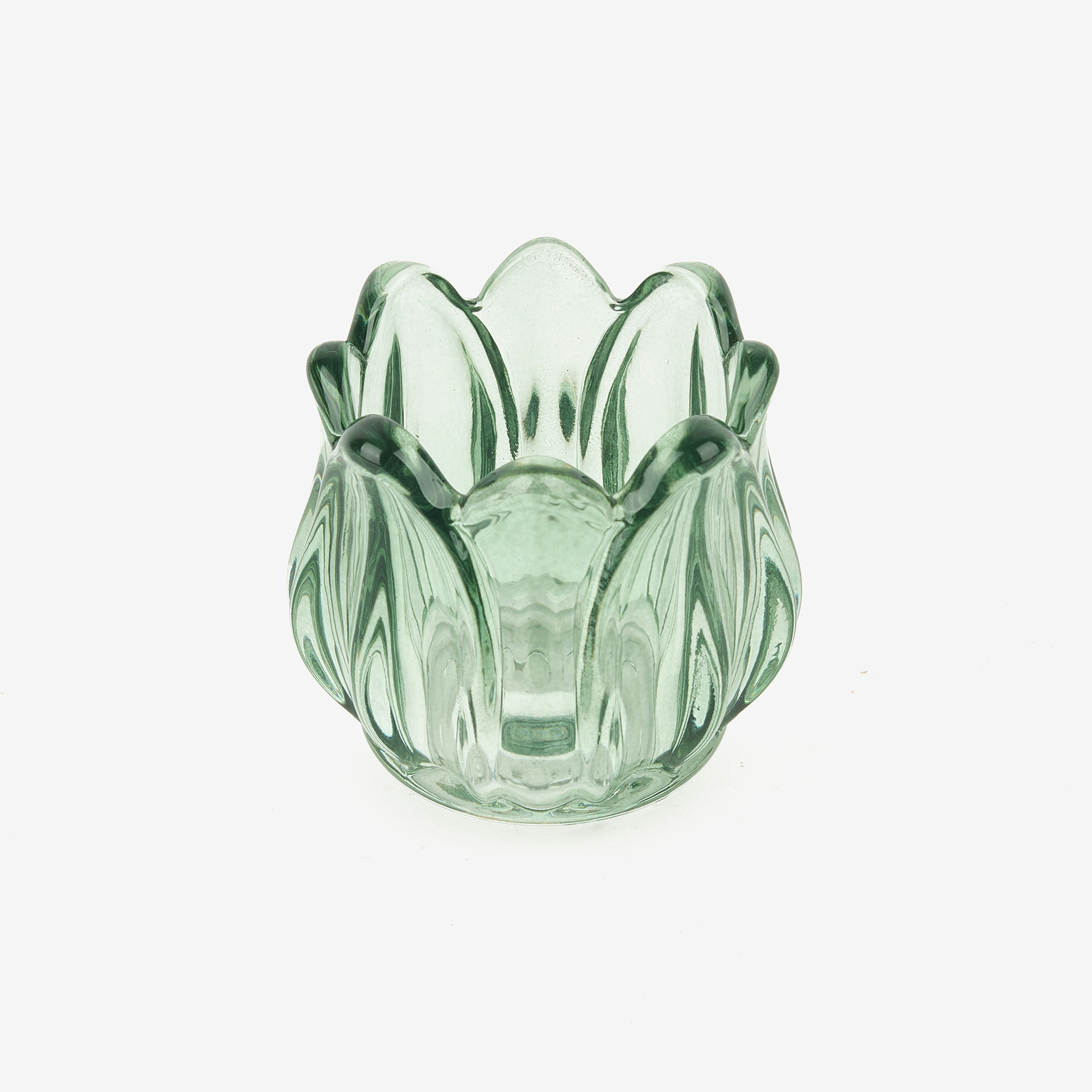 Portavelas de cristal Danae Ø7x7cm