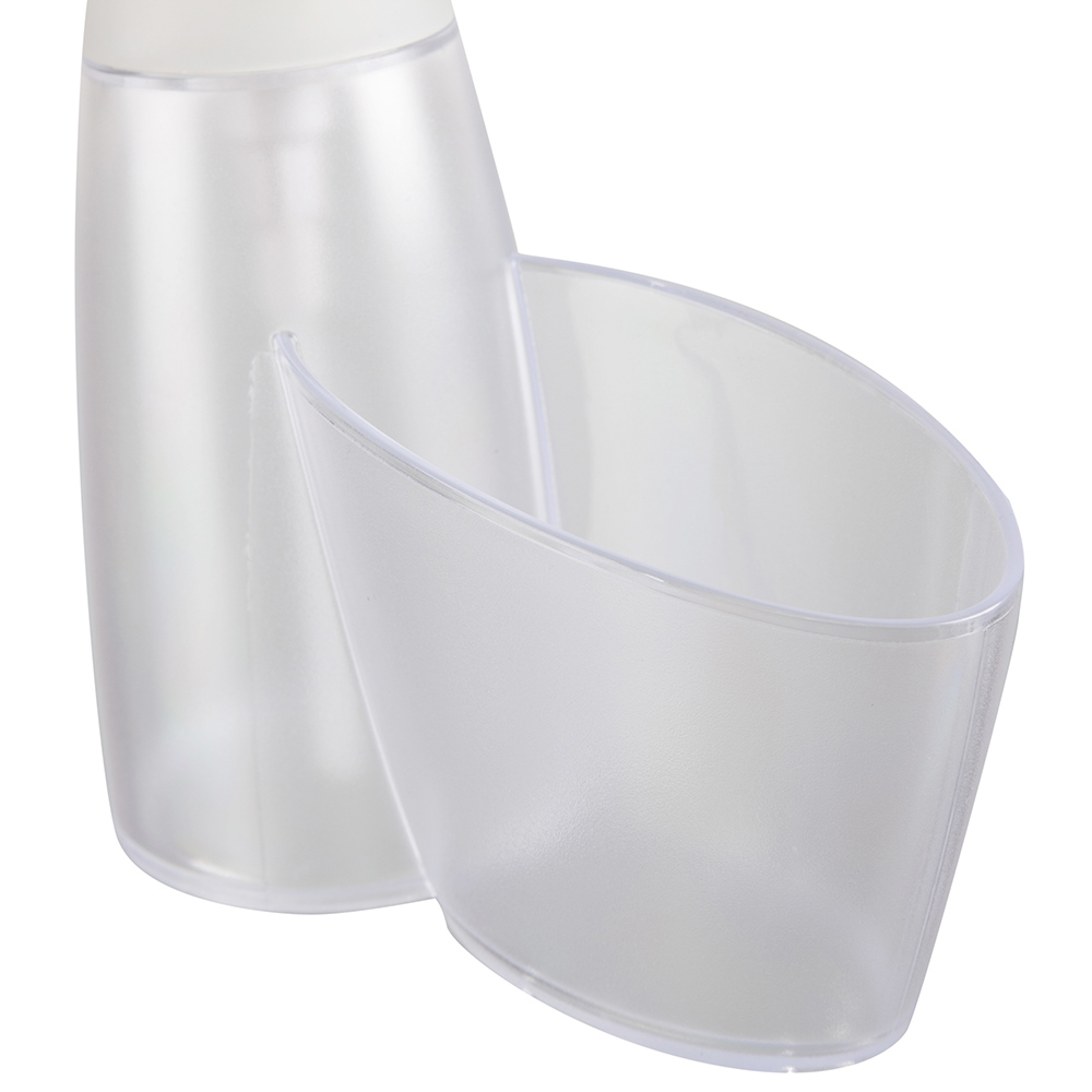 Dispensador de jab&oacute;n de cocina con estropajero Cleankit 35cl