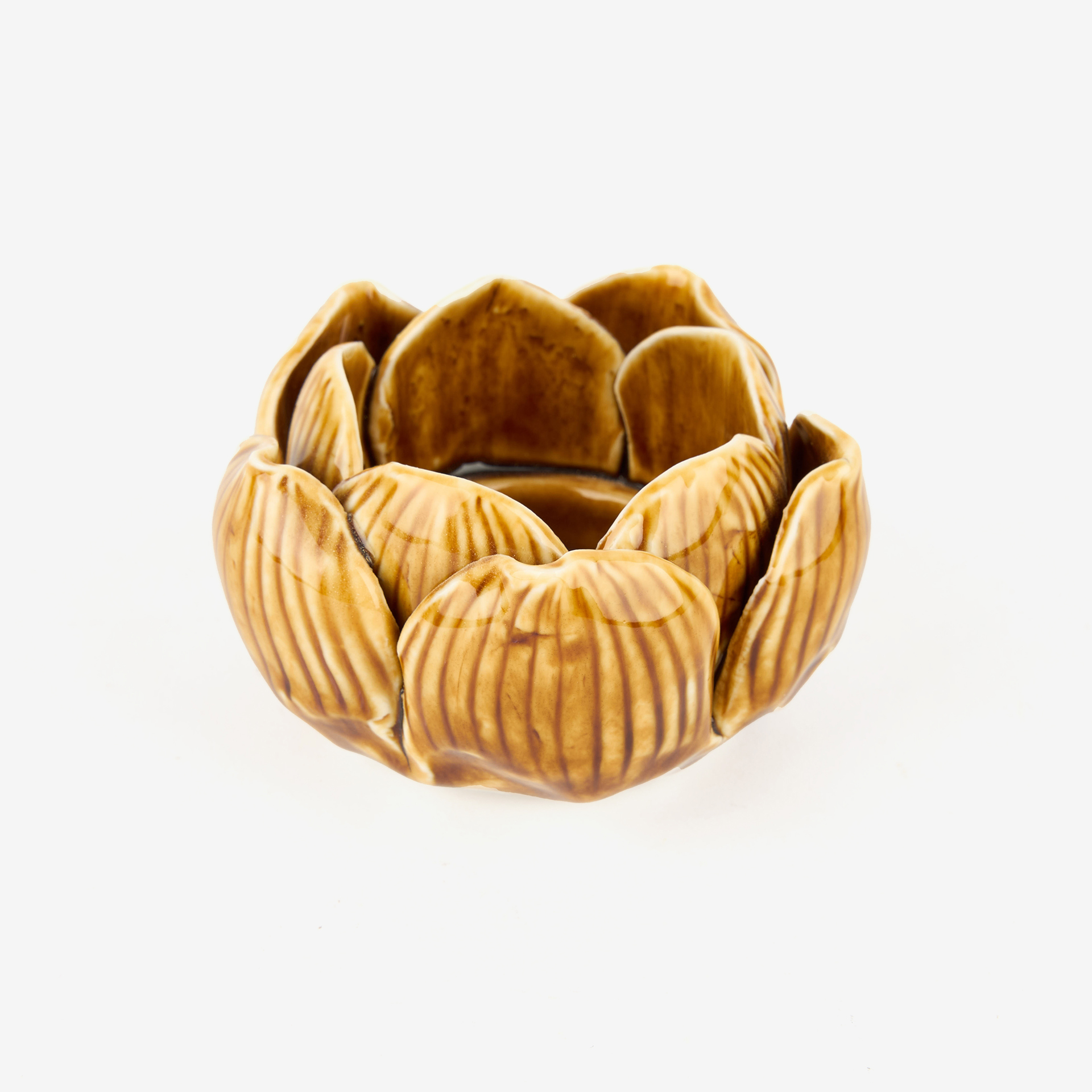 Portavelas de porcelana Loto 6cm en varos colores