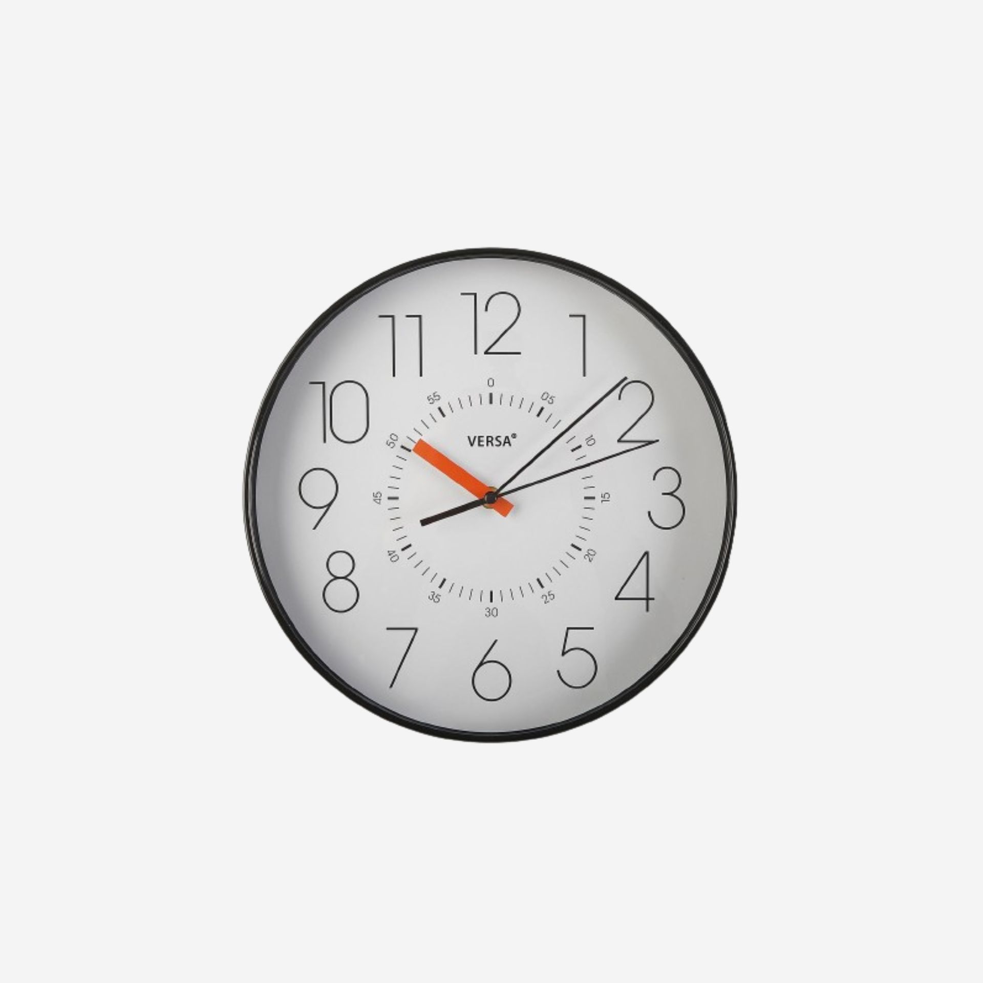 Reloj de pared blanco Ø30,5cm