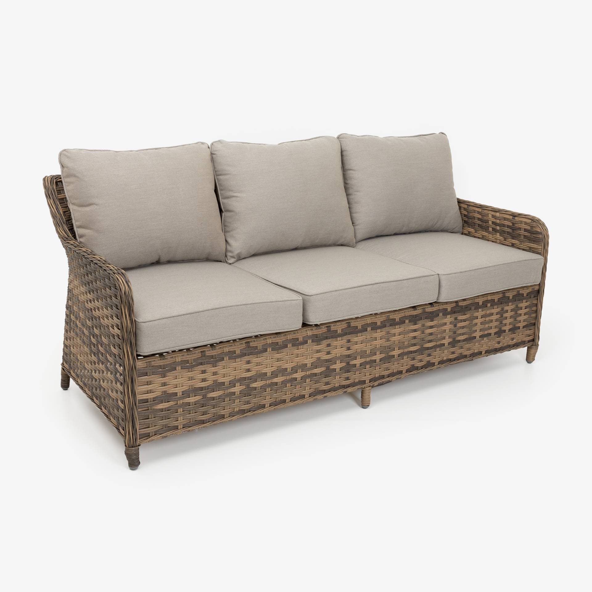 Set de jardín de 4 piezas de ratán sintético Lanai