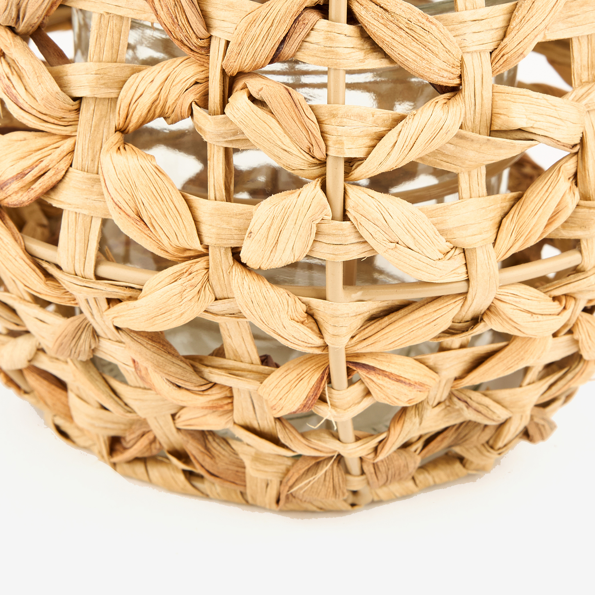 Farol de fibras naturales Fedik &Oslash;18x23cm