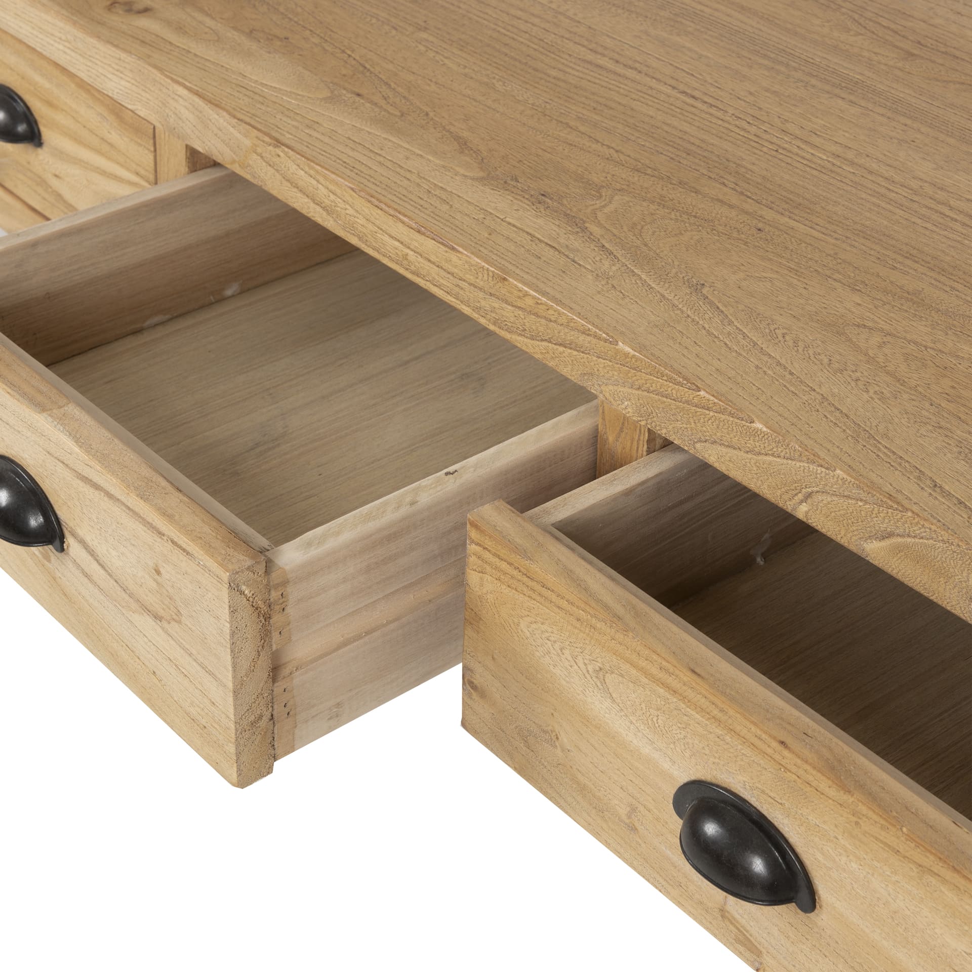 Consola de madera olmo reciclada Ruan Clau&Chloe 130x50x80cm