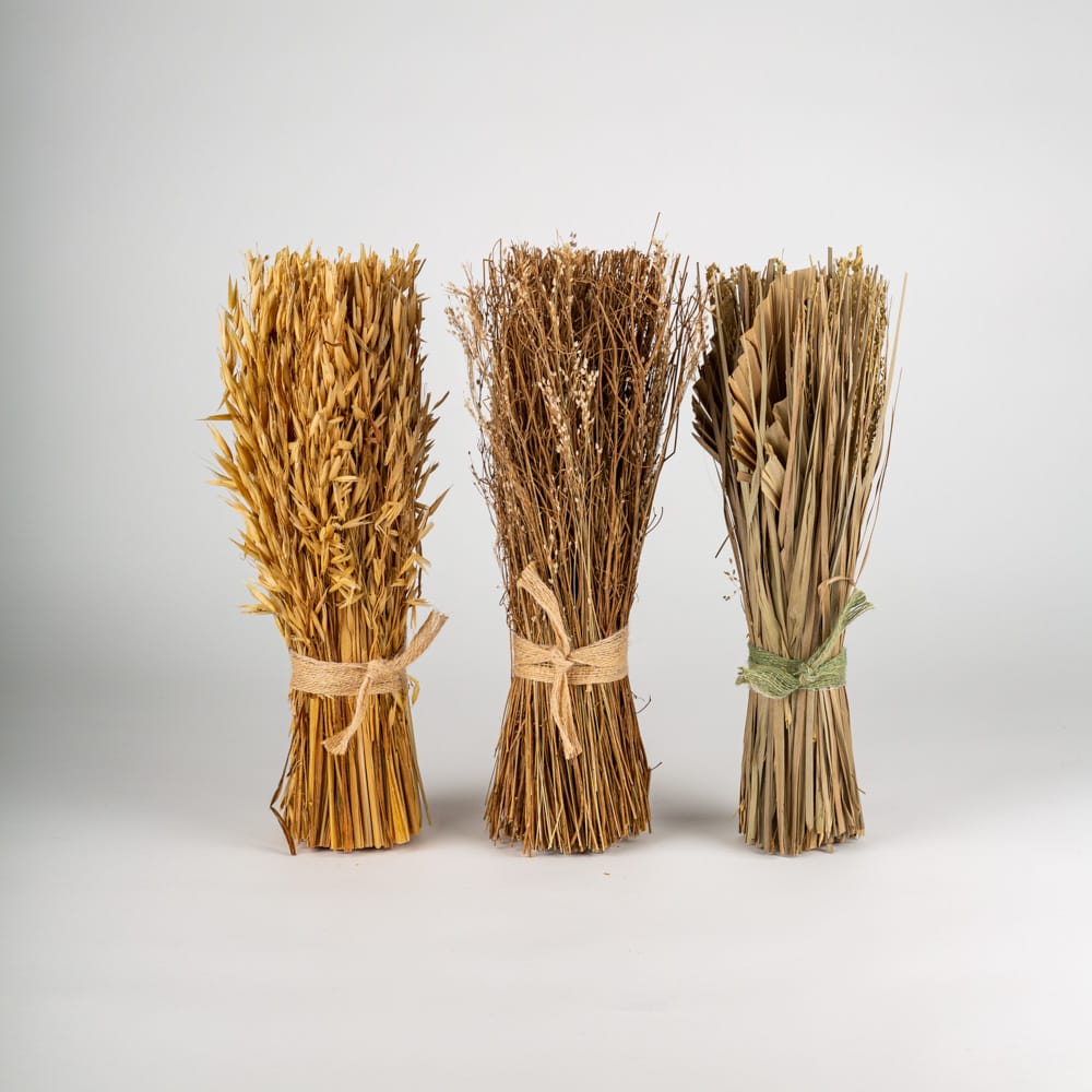 Ramo artificial de ca&ntilde;as de trigo 3 modelos