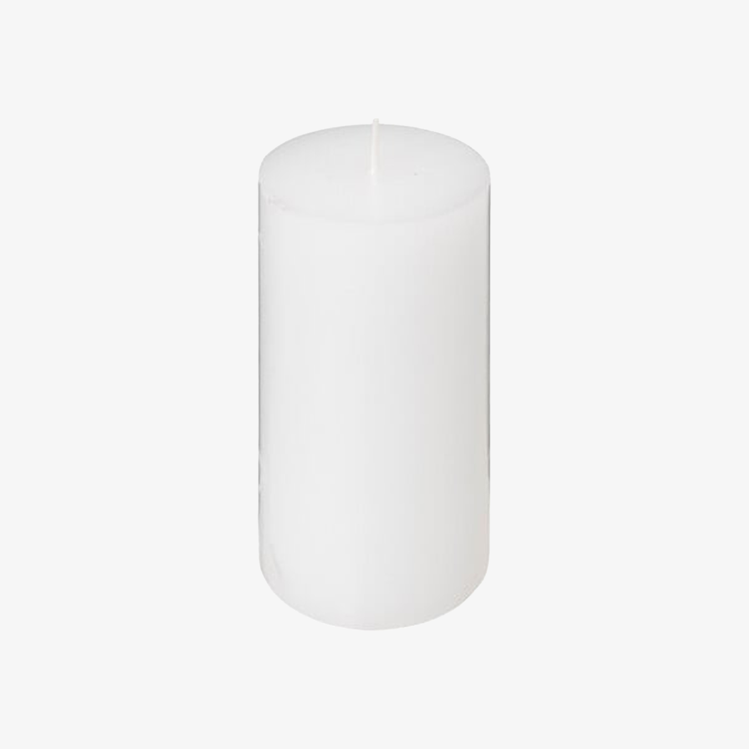 Vela decorativa pilar blanca &Oslash;7x13cm