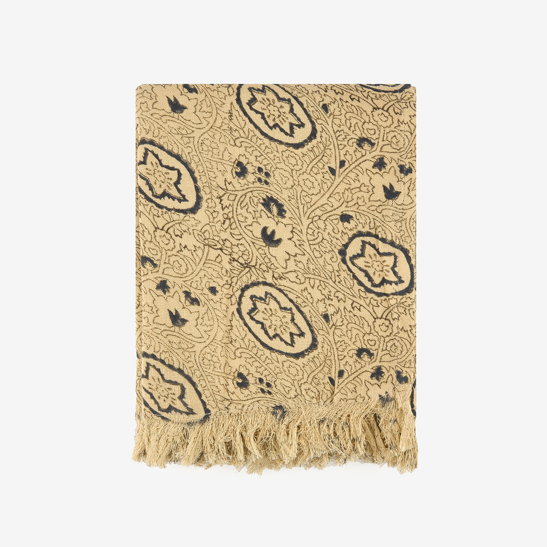 Plaid de algodón flores Mia 130x170cm Clau&Chloe