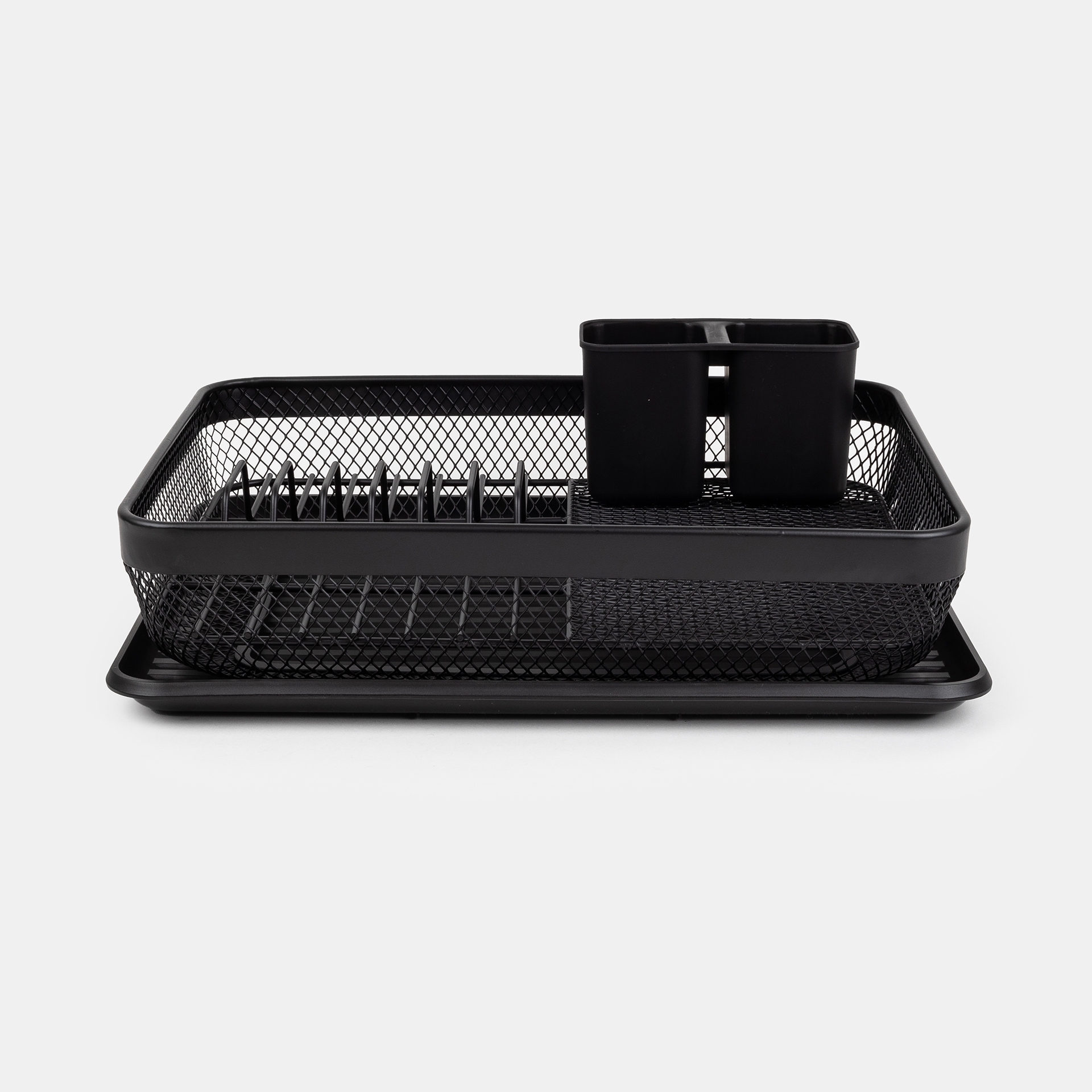 Escurreplatos metal negro 43x32x14cm